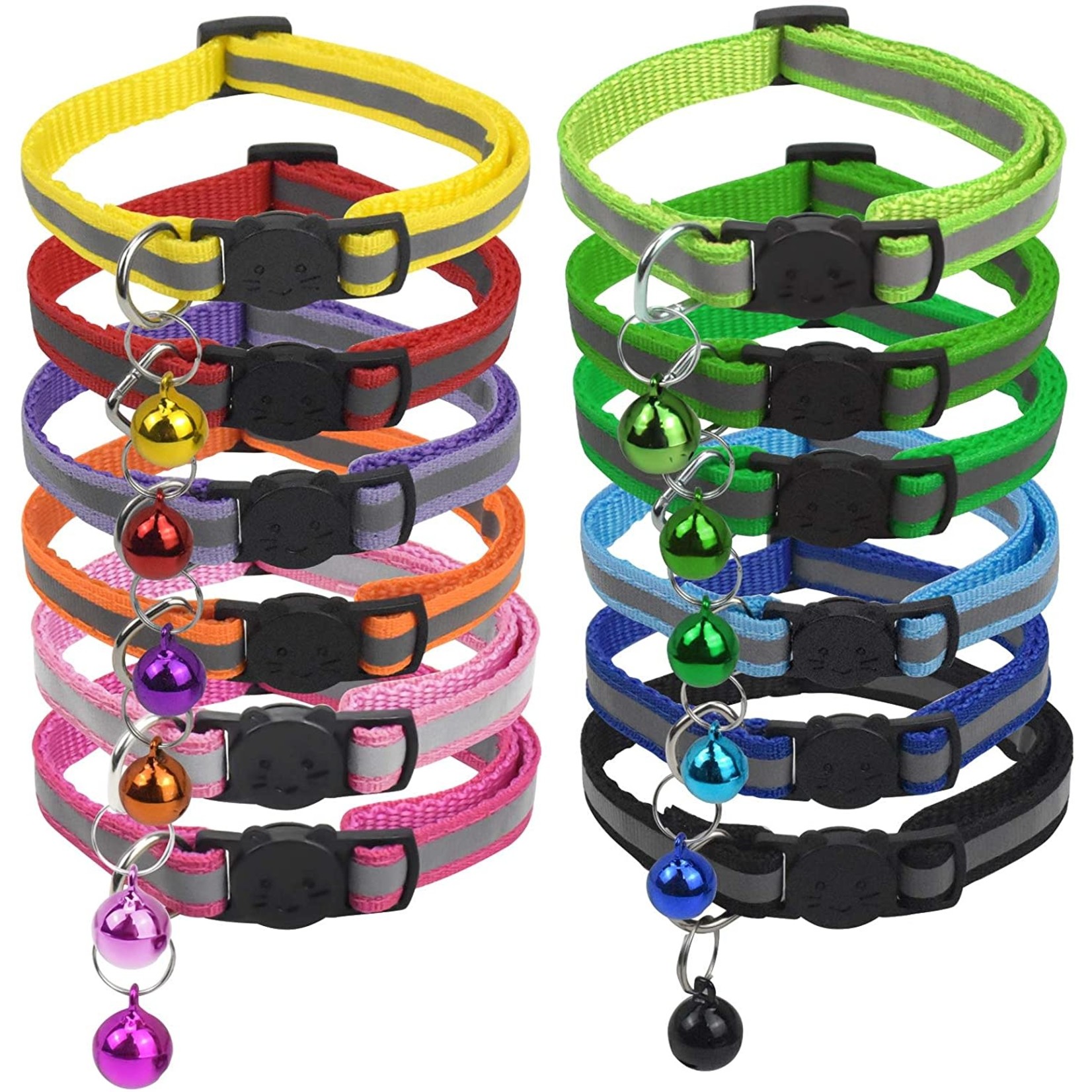 Breakaway Reflective Cat Collar with Bell