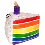 PowerPlush Rainbow Pride Cake Small