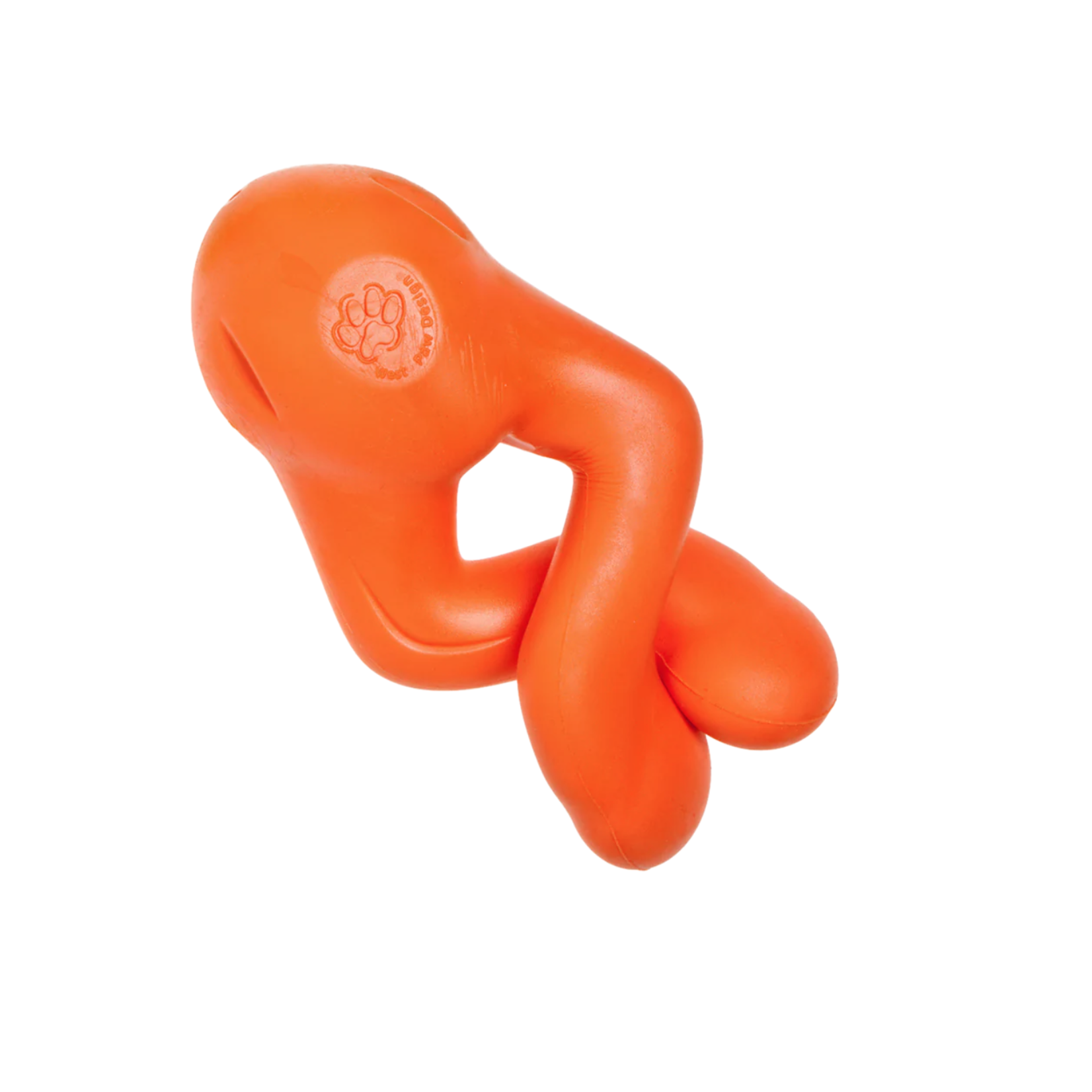 West Paw Tizzi Large 7"- orange dog toy