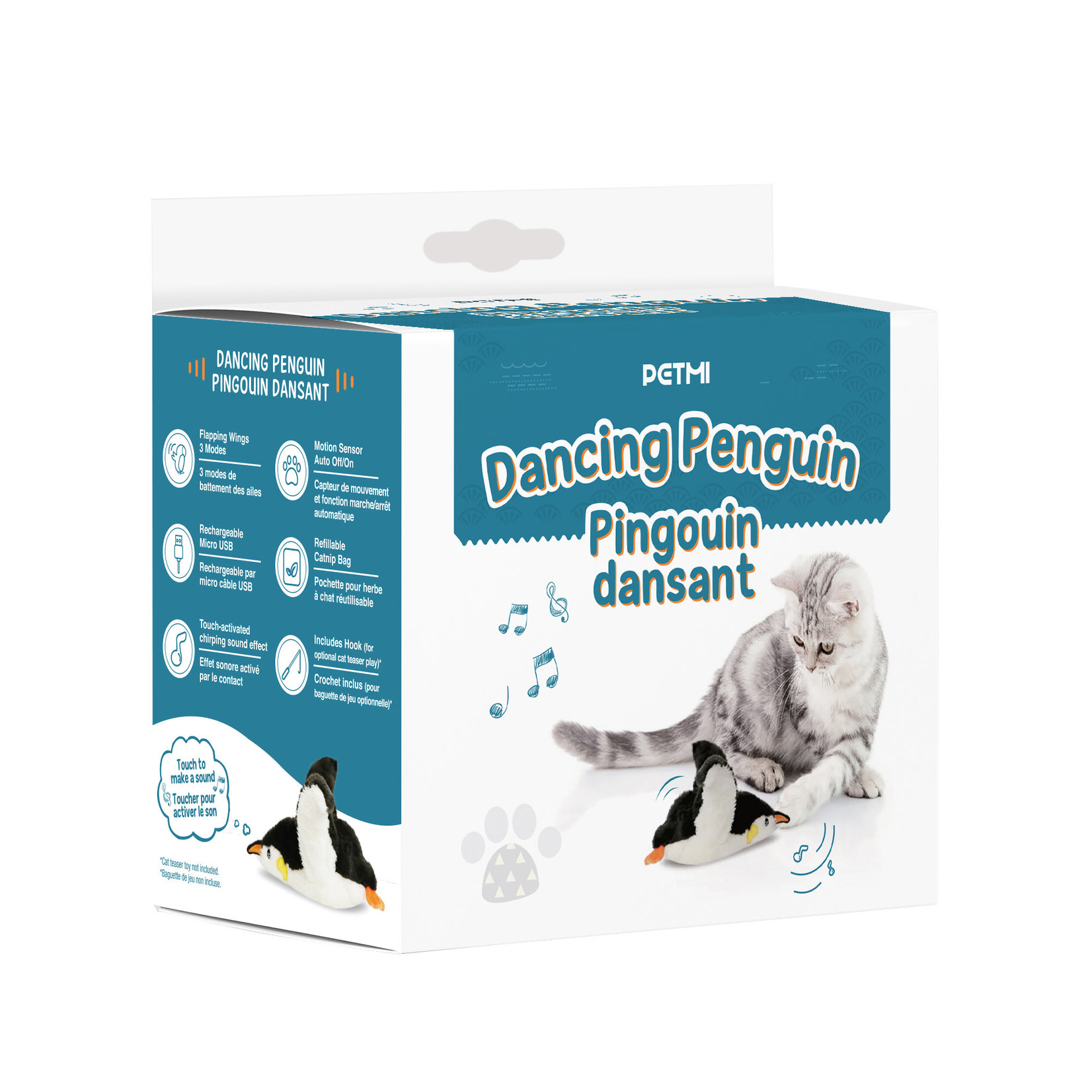 Electronic Dancing Penguin Cat Toy