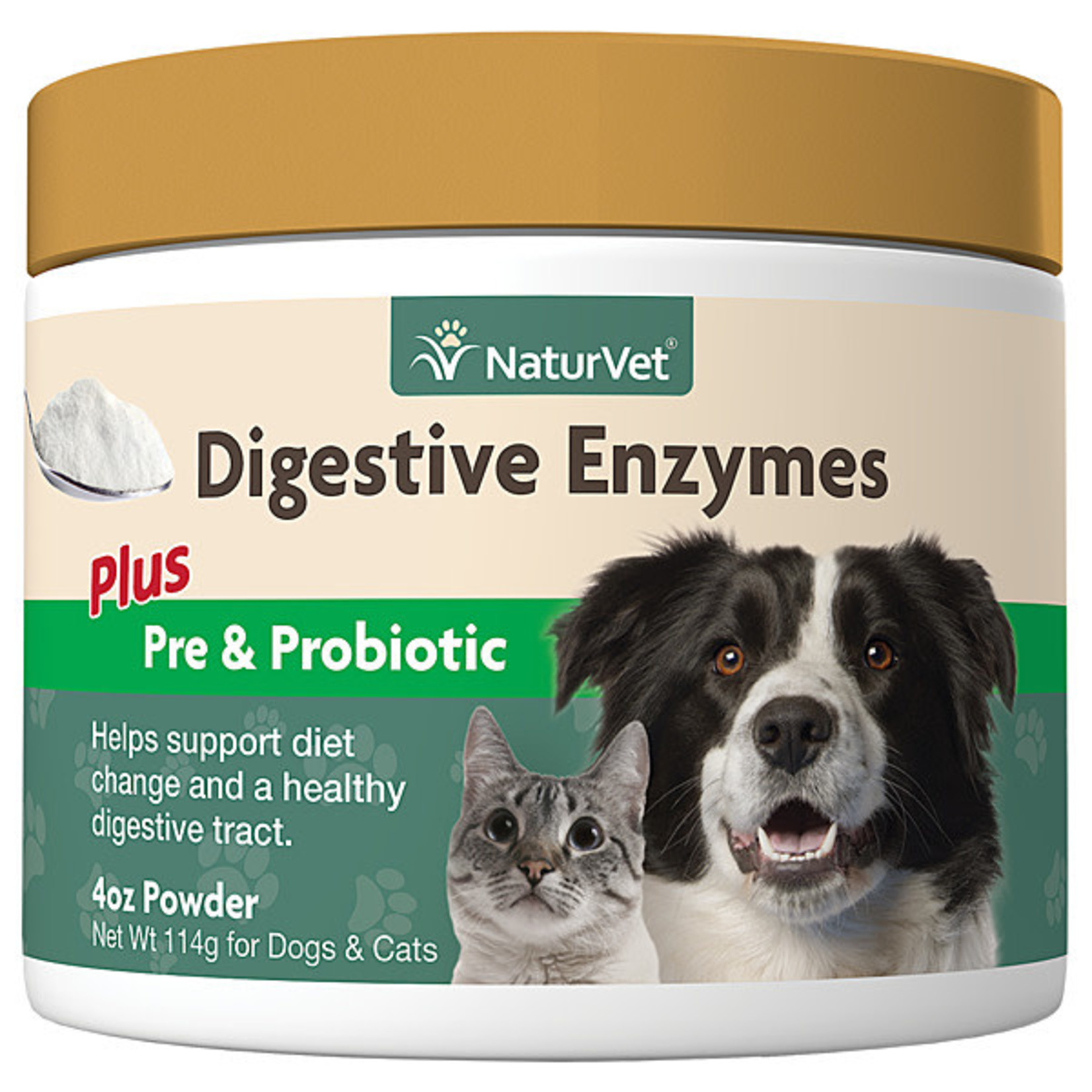 Naturvet Digestive Enzymes Powder 4oz Dogs & Cats