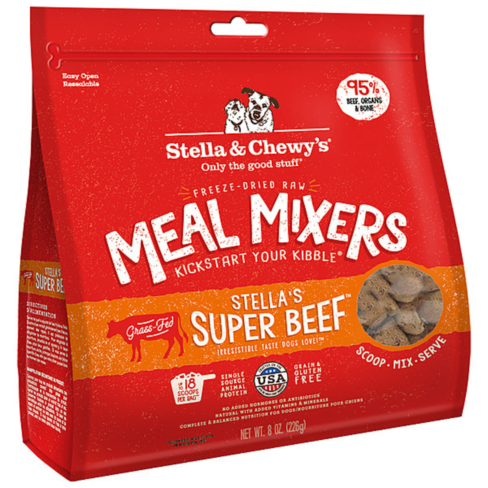 Stella & Chewy's freeze dried meal mixers Beef 8 oz