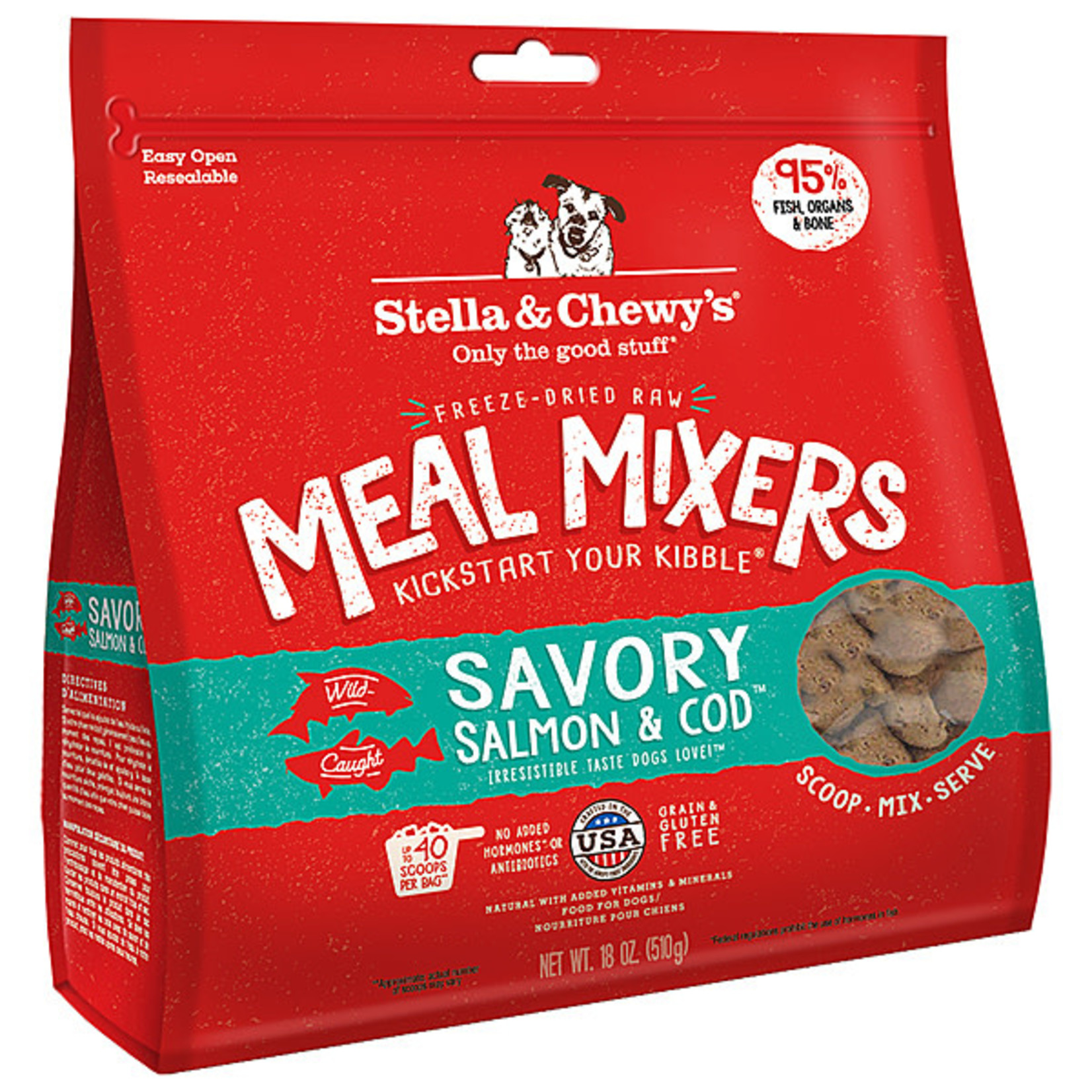 Stella & Chewy's Stella & Chewy's freez dried Raw Savory Salmon & Cod Meal Mixers