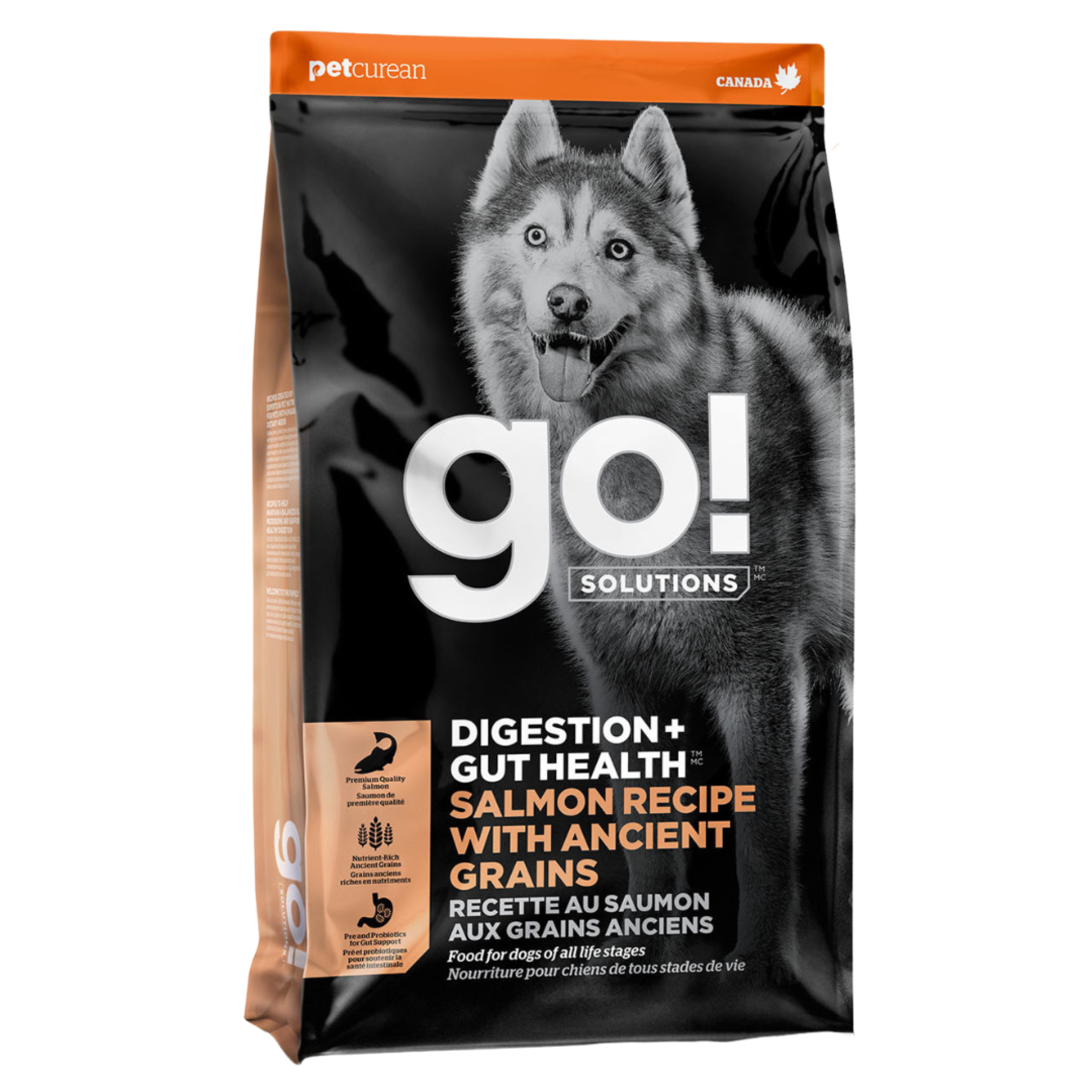 Go! go! dog digestion and gut health Salmon & Ancient grains recipe