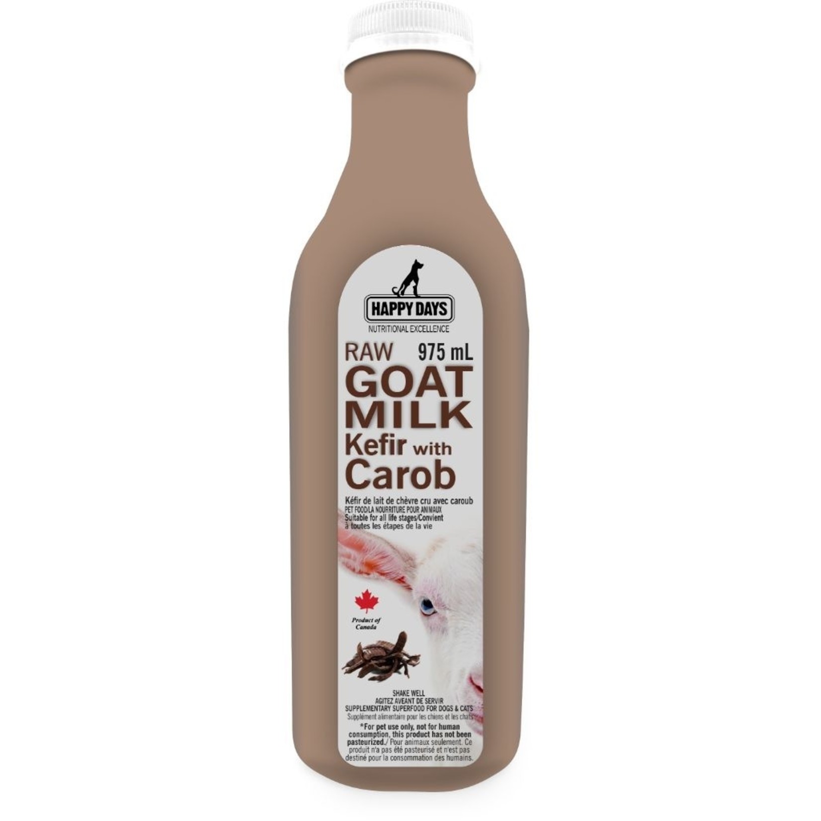 Frozen Raw Goat Milk Kefir Carob 975ml