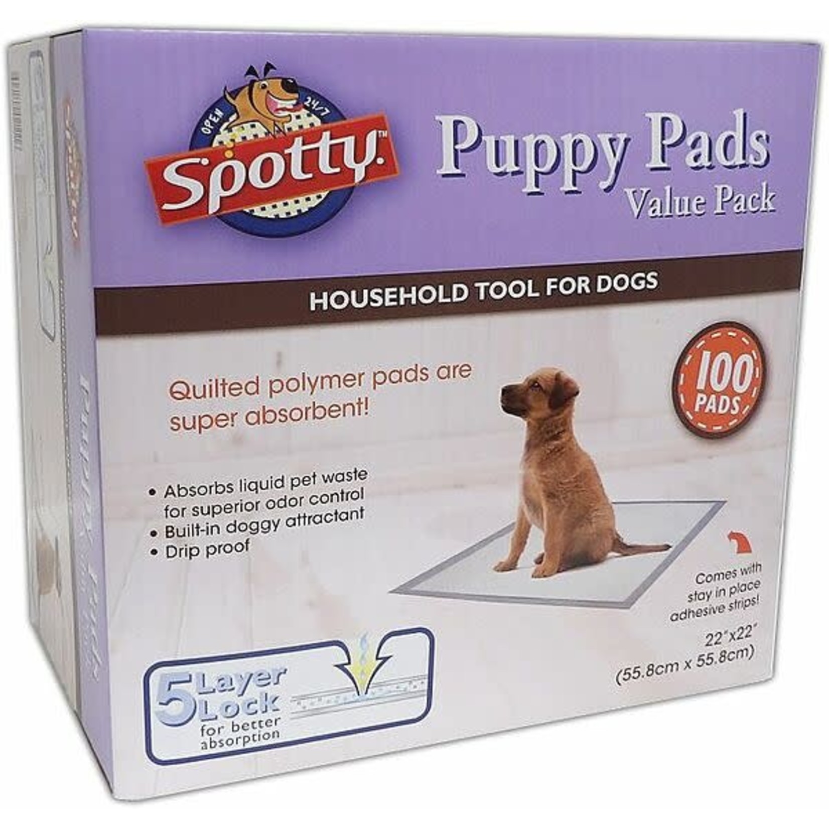 spotty Spotty puppy training pads pack of 100