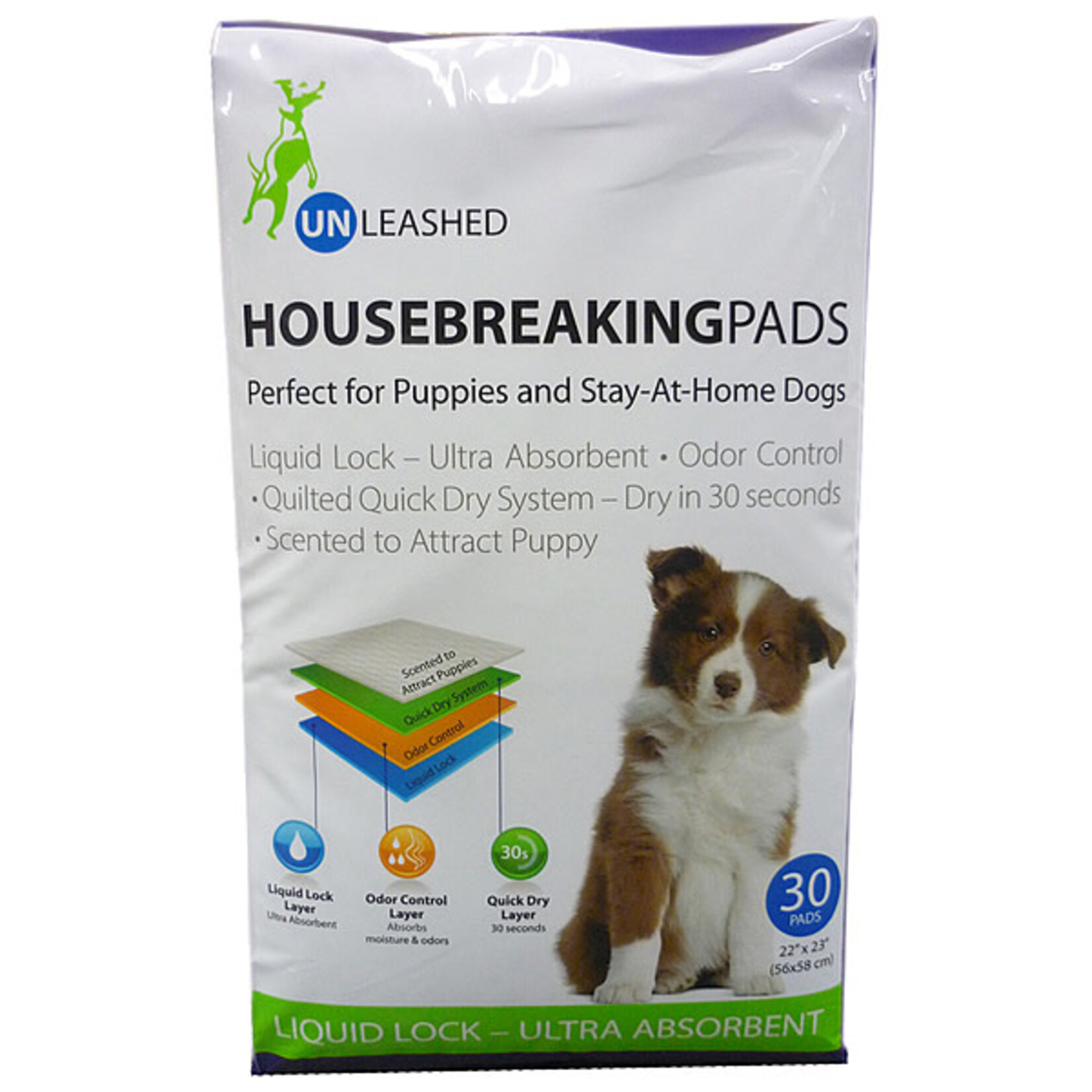 Unleashed Housebreaking Pads  30pk