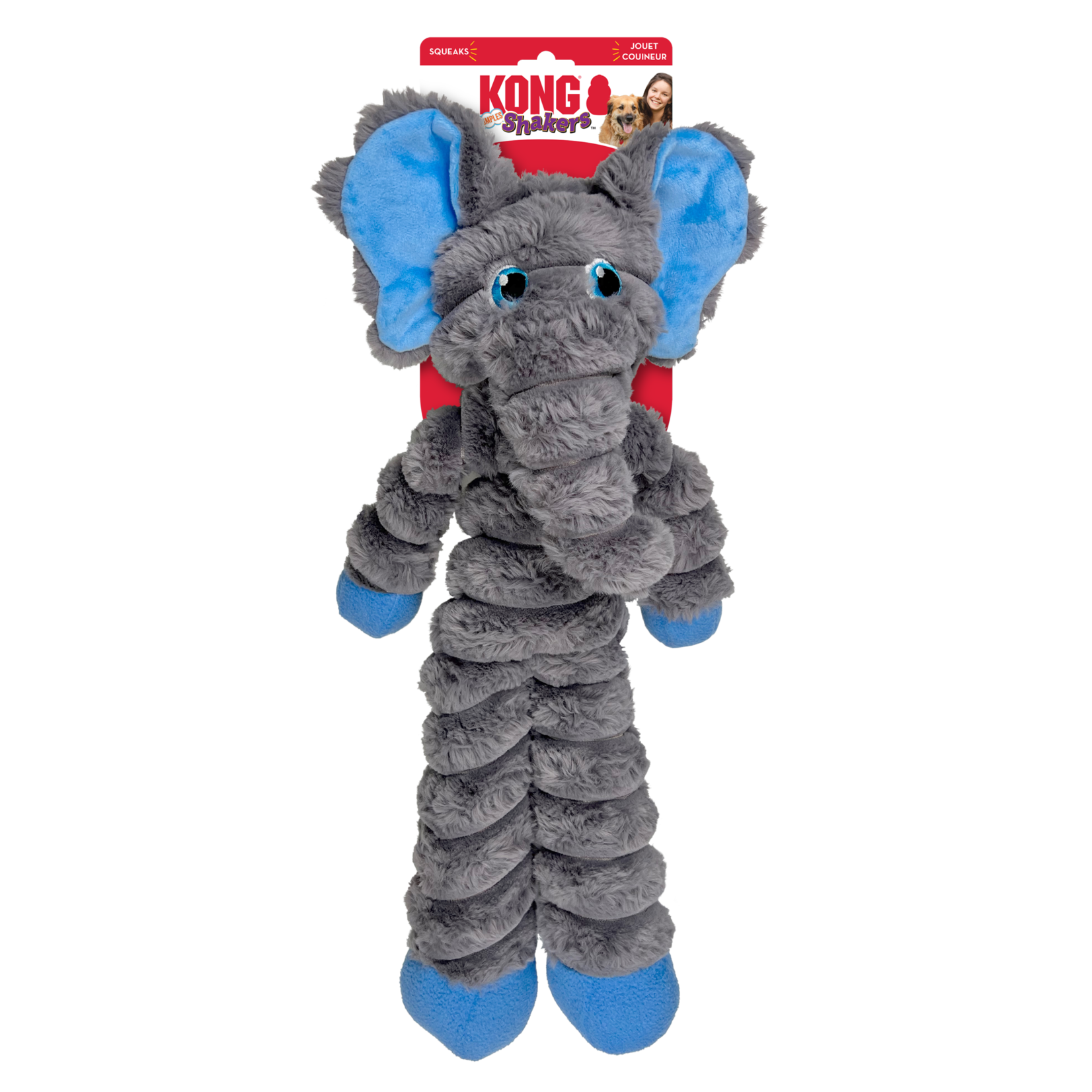 Kong Kong Squeaks Crumples Elephant  XL