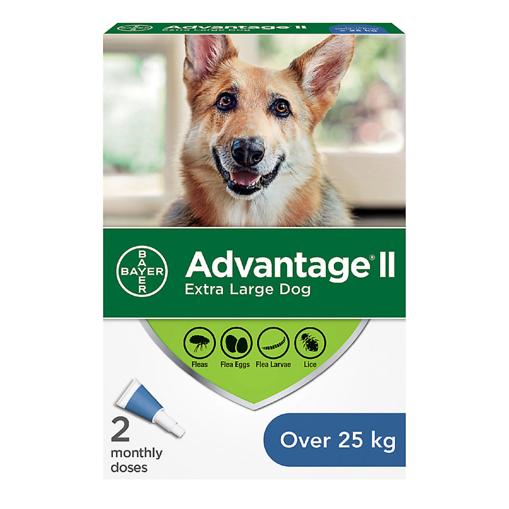 K9 Advantage Flea protection drops for Dogs (2 Dosage)