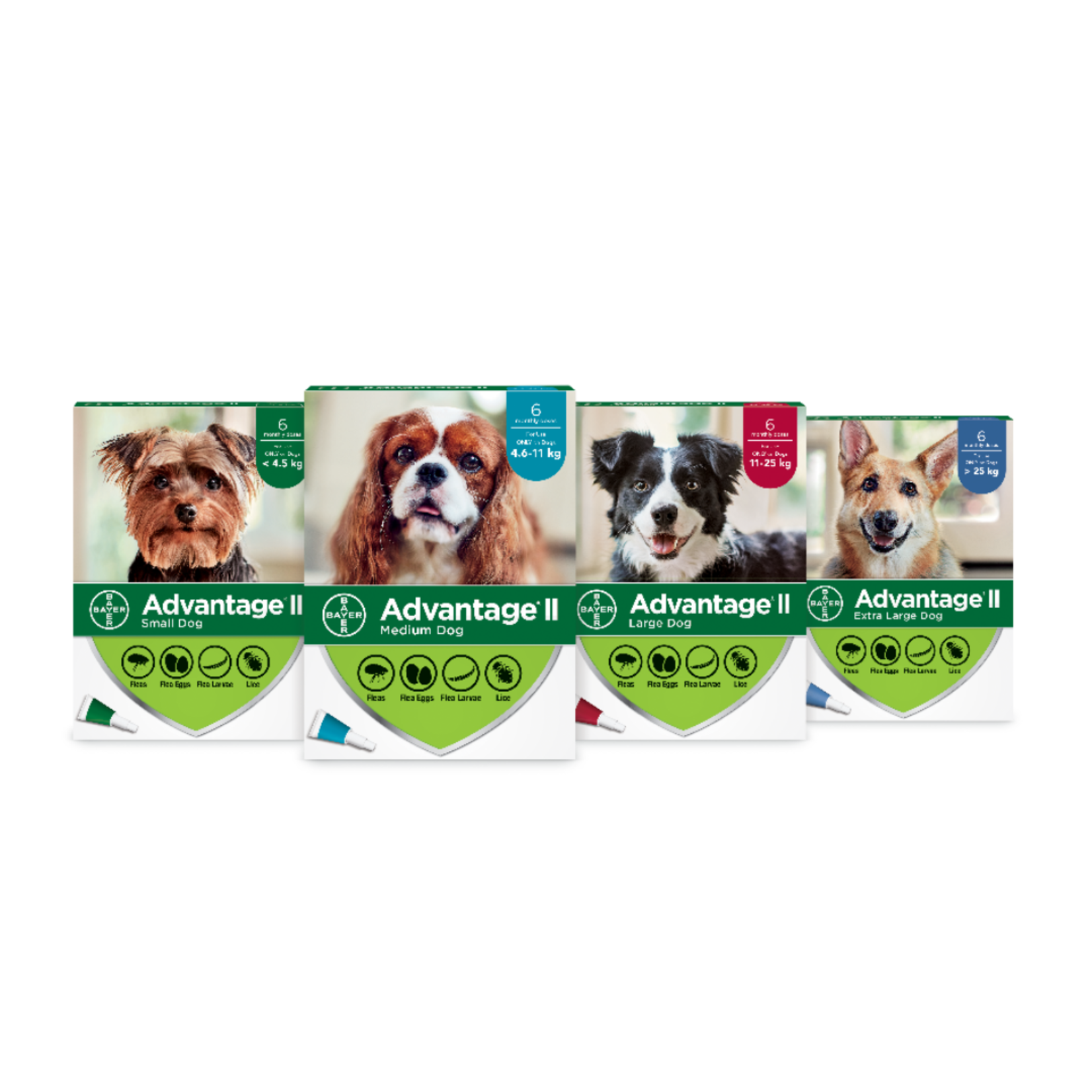 K9 Advantage Flea protection drops for Dogs (2 Dosage)