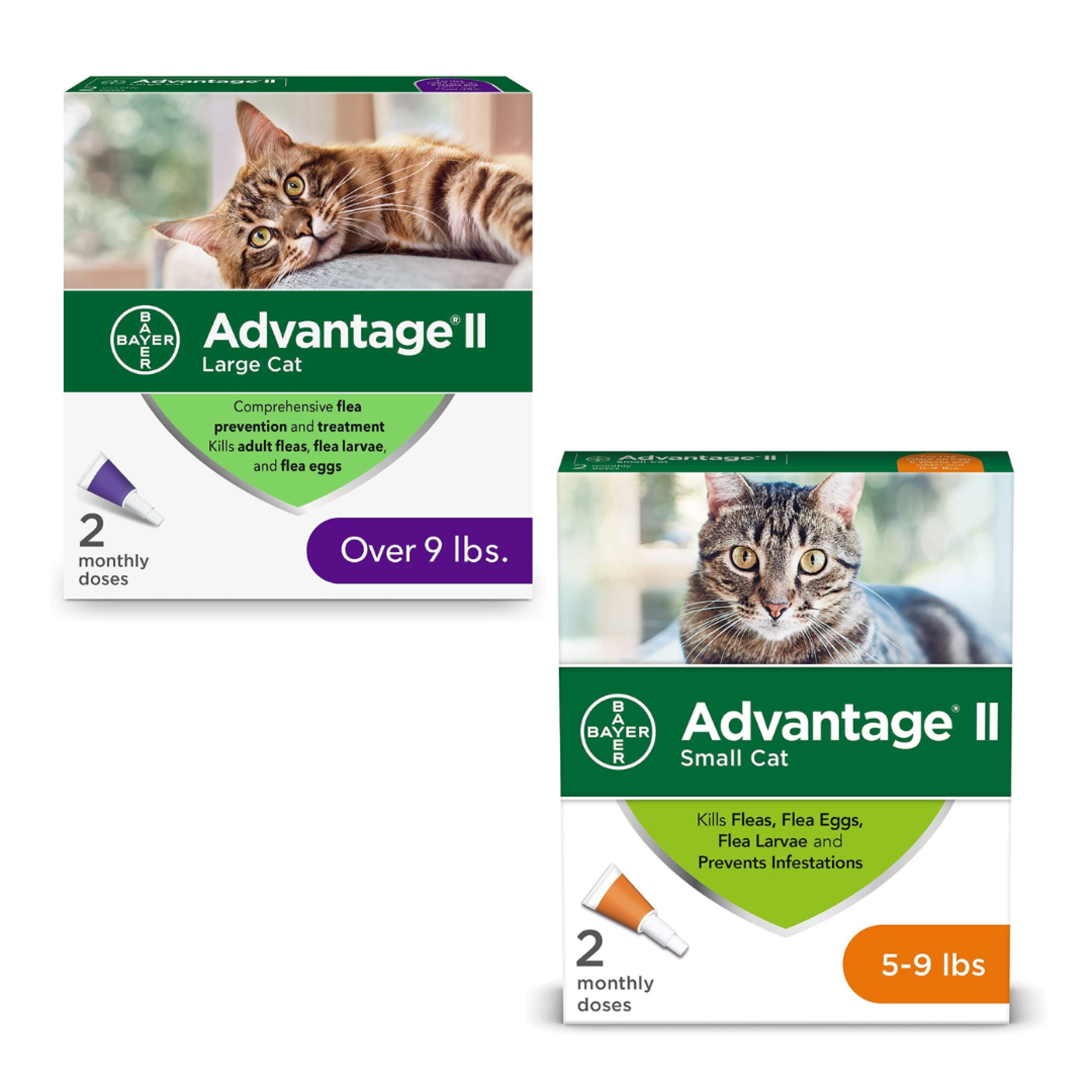 K9 Advantage Flea protection drops for Cats (2 Dosage)