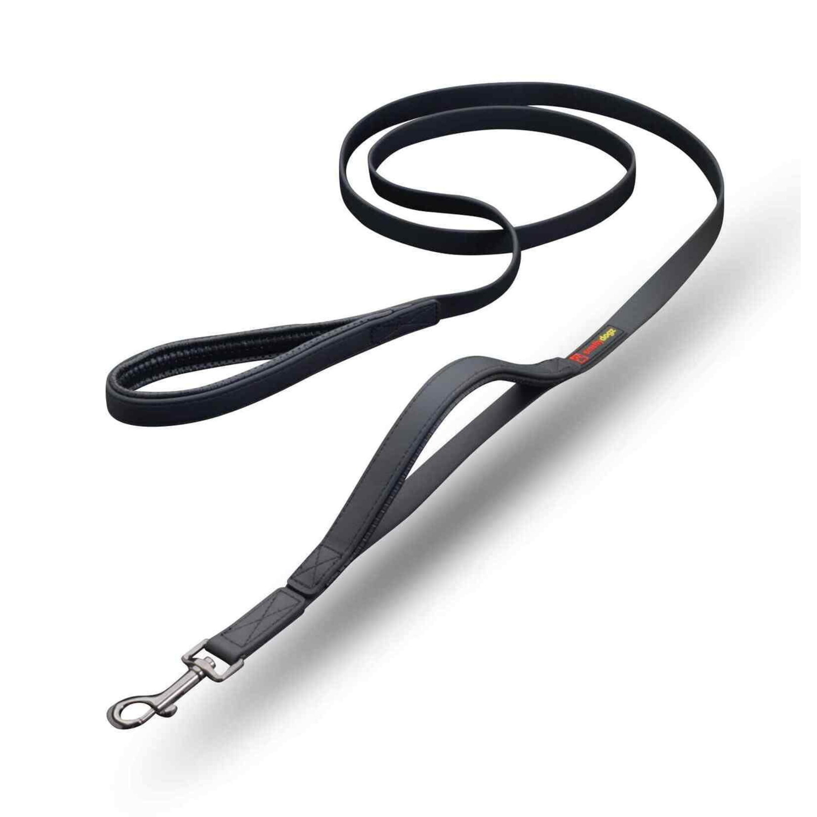 Smelly Dogz Comfort Lead Control Double Handle Black