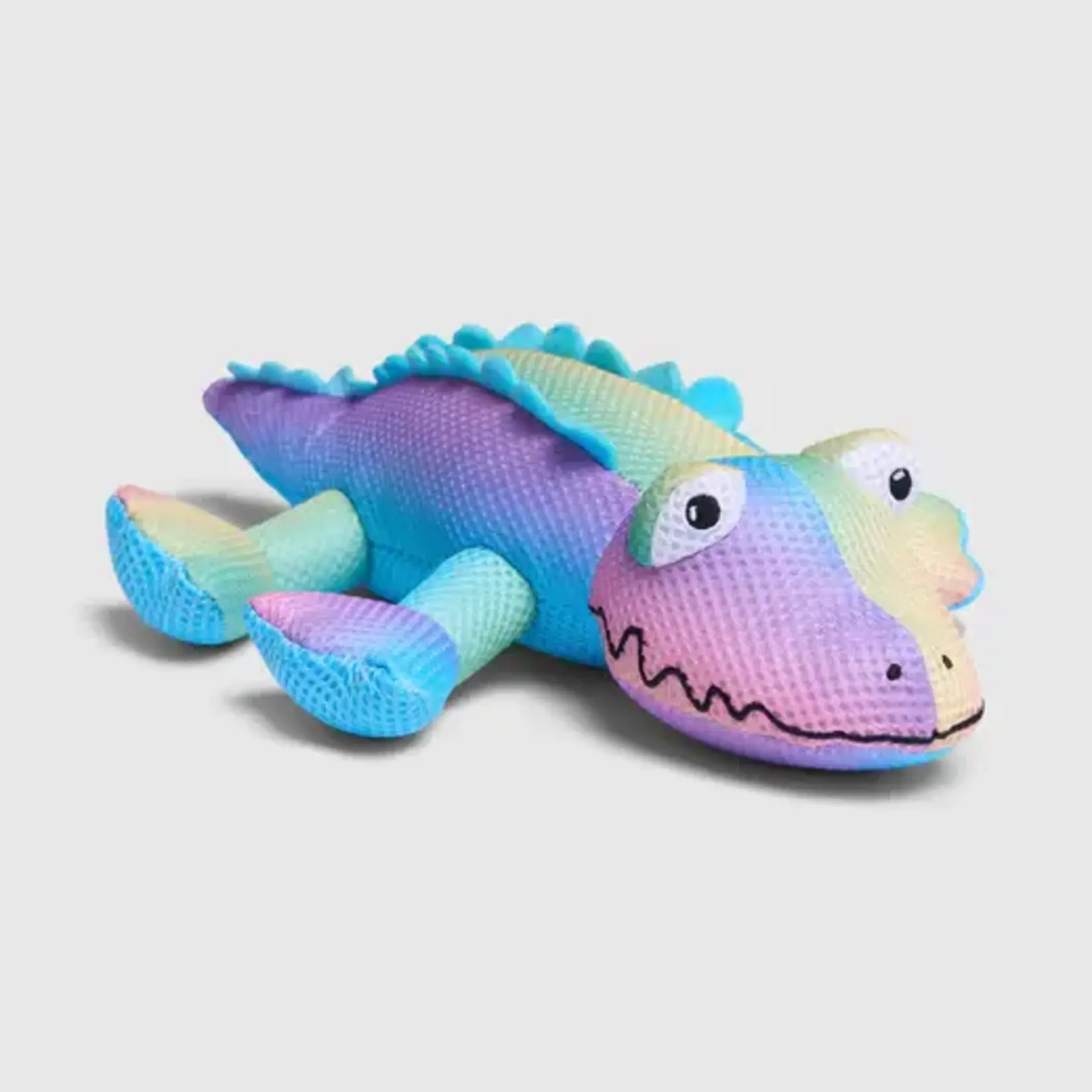 Canada Pooch Canada Pooch Chill Seeker Cooling Pal Rainbow Crocodile  Cooling Dog Toy