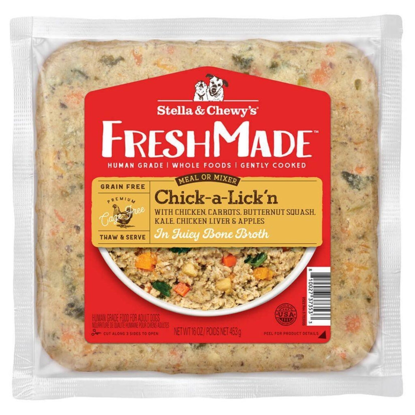 Stella & Chewy's Stella & Chewy Frozen Fresh Made Chick-a-Lick'n 16oz