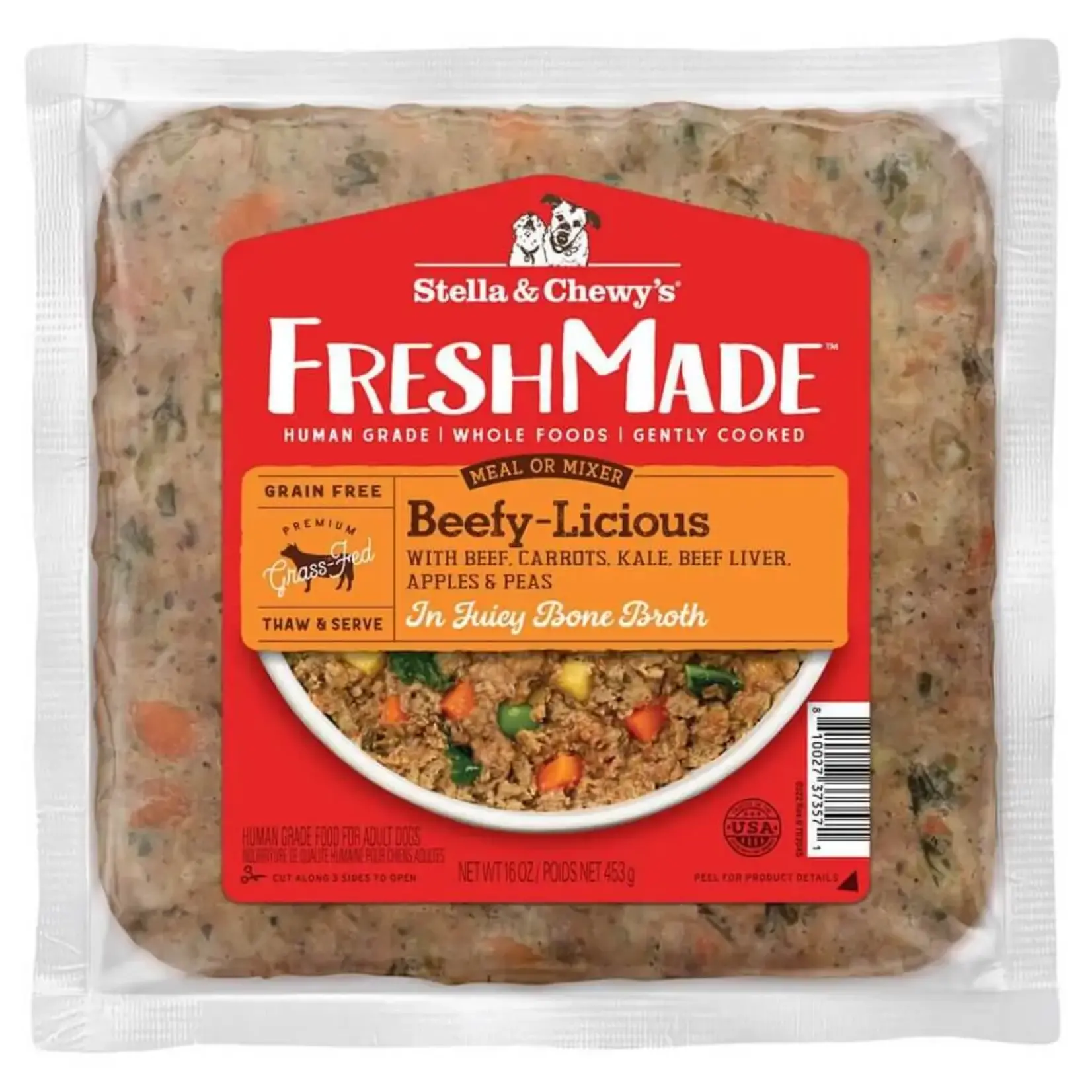 Stella & Chewy's Stella & Chewy Frozen Fresh Made Beefy-Licious 16oz