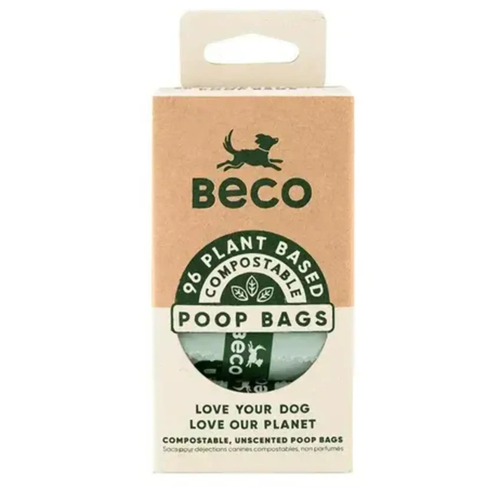 Beco Pets Beco Compostable Plant Based Unscented  Poop Bag