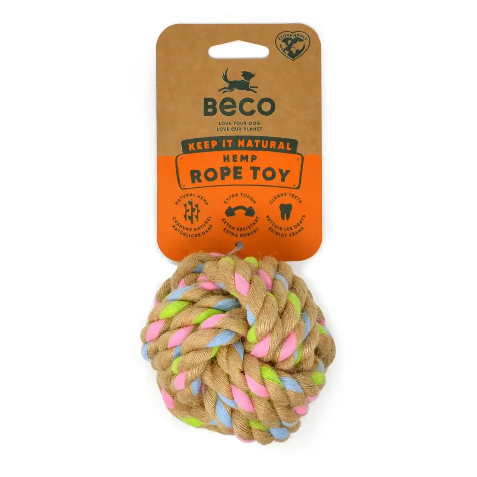 Beco Pets Beco Hemp Rope Ball  L