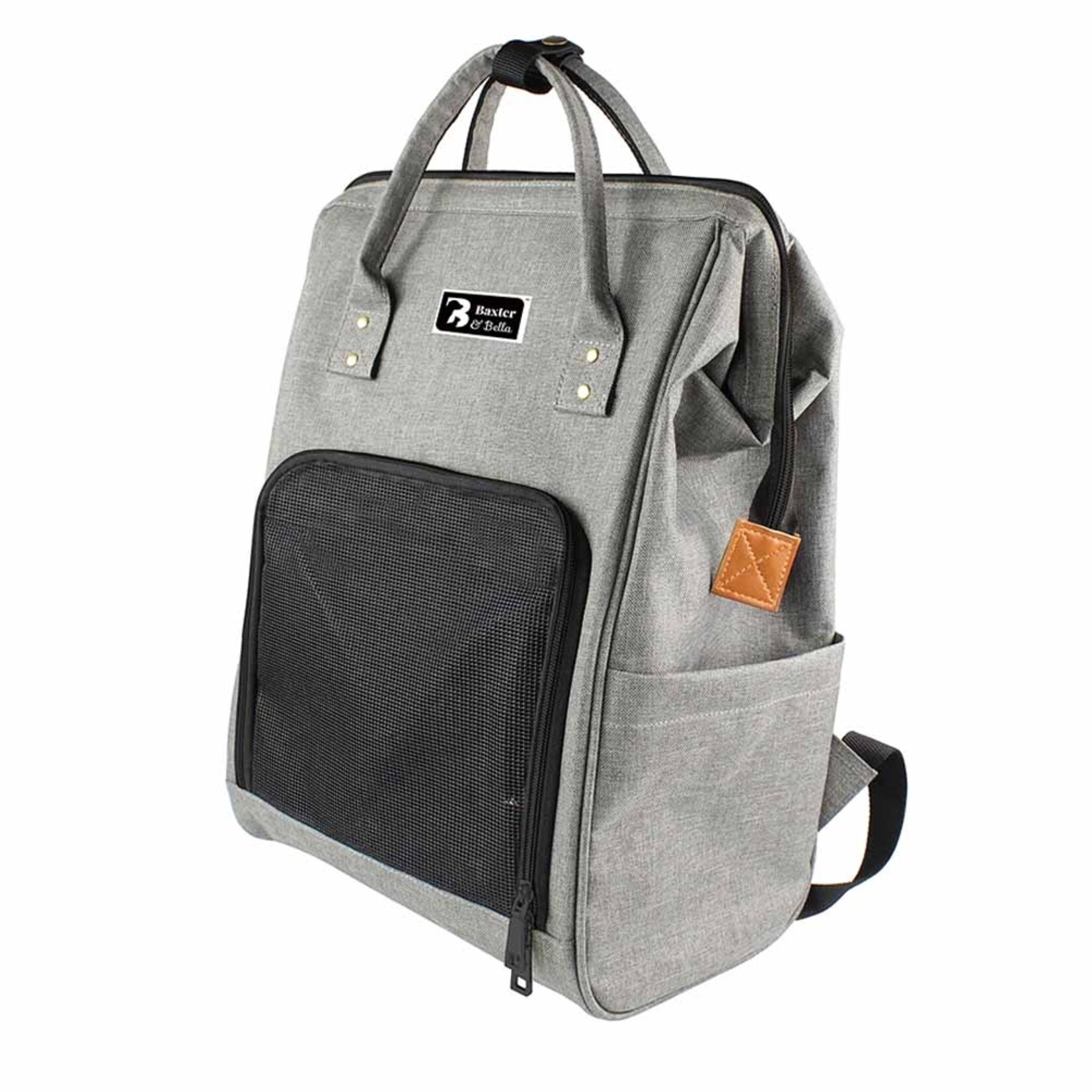 Bella & Baxter Baxter & Bella Pet  Backpack  11.8x7.8x17in Gray