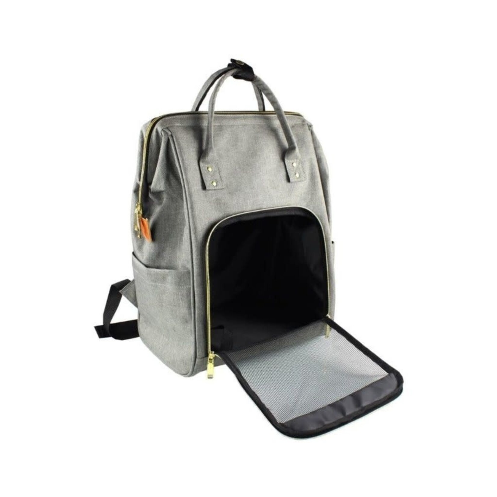 Bella & Baxter Baxter & Bella Pet  Backpack  11.8x7.8x17in Gray