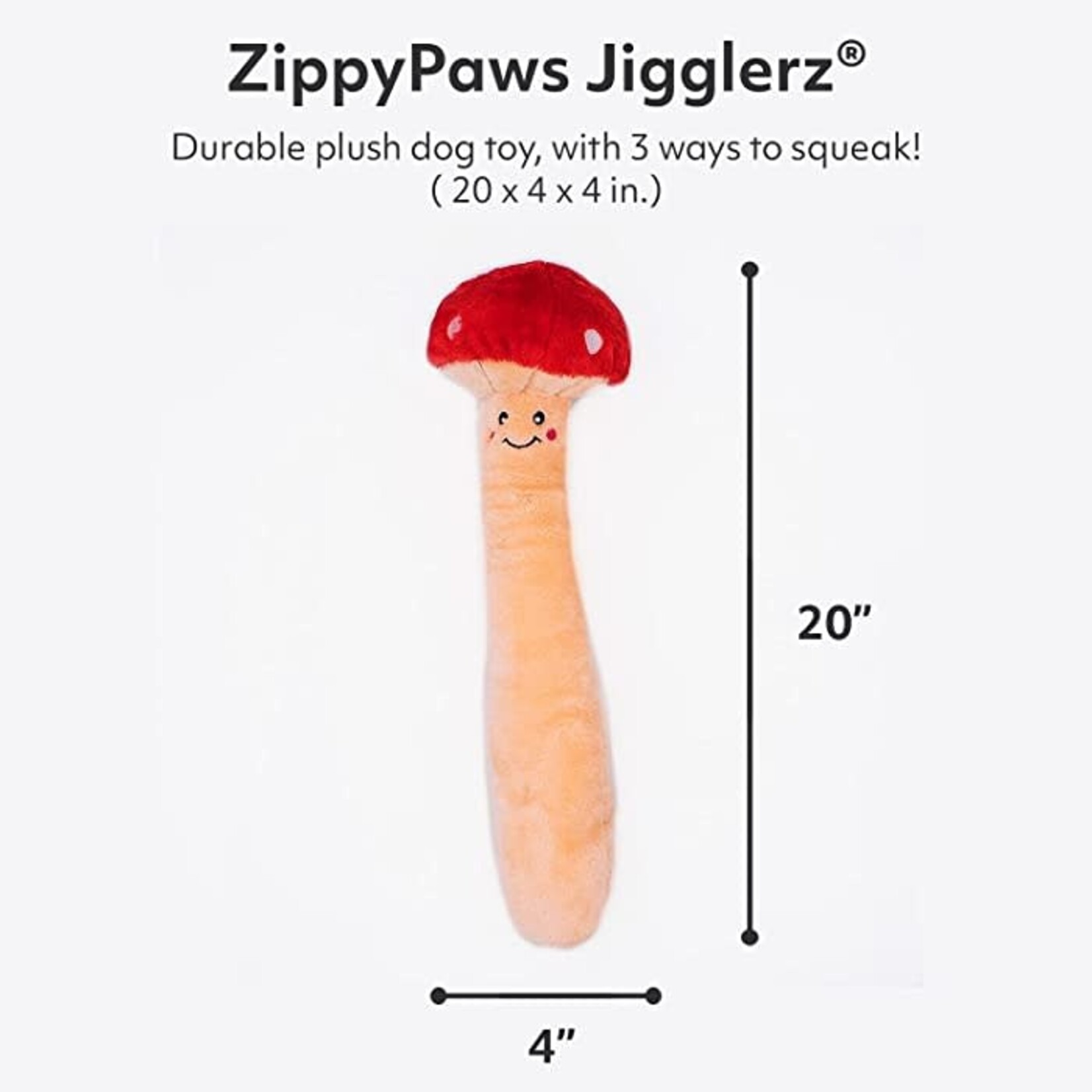 Zippy paws Zippy Paws  Dog Toy Mushroom