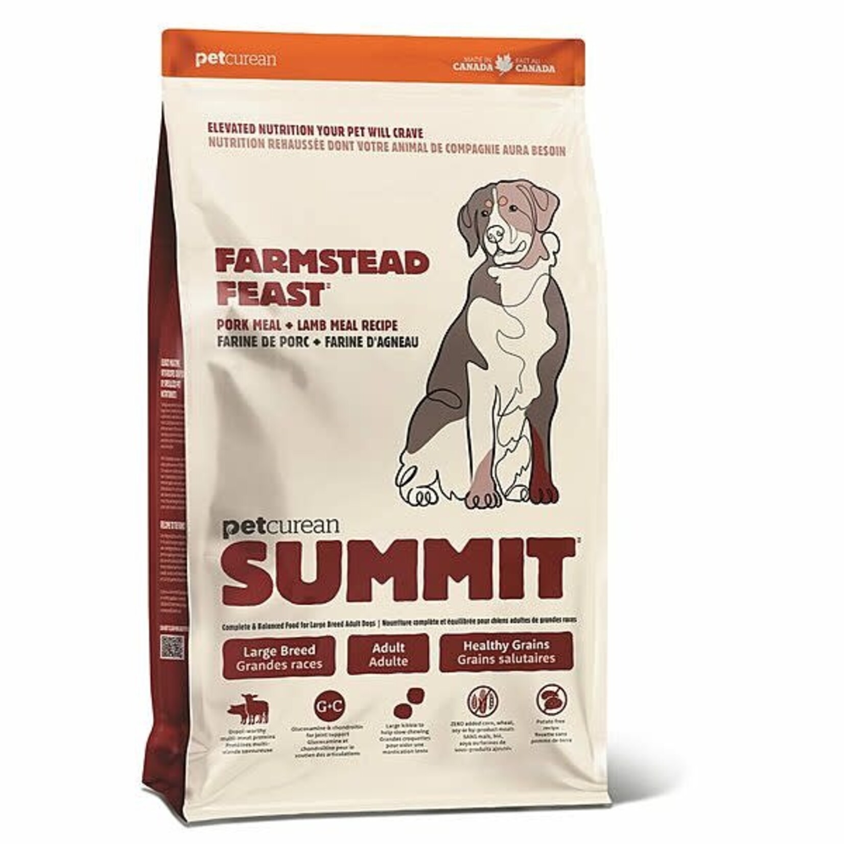 Summit Farmstead Feast Pork & Lamb Large Breed Dog