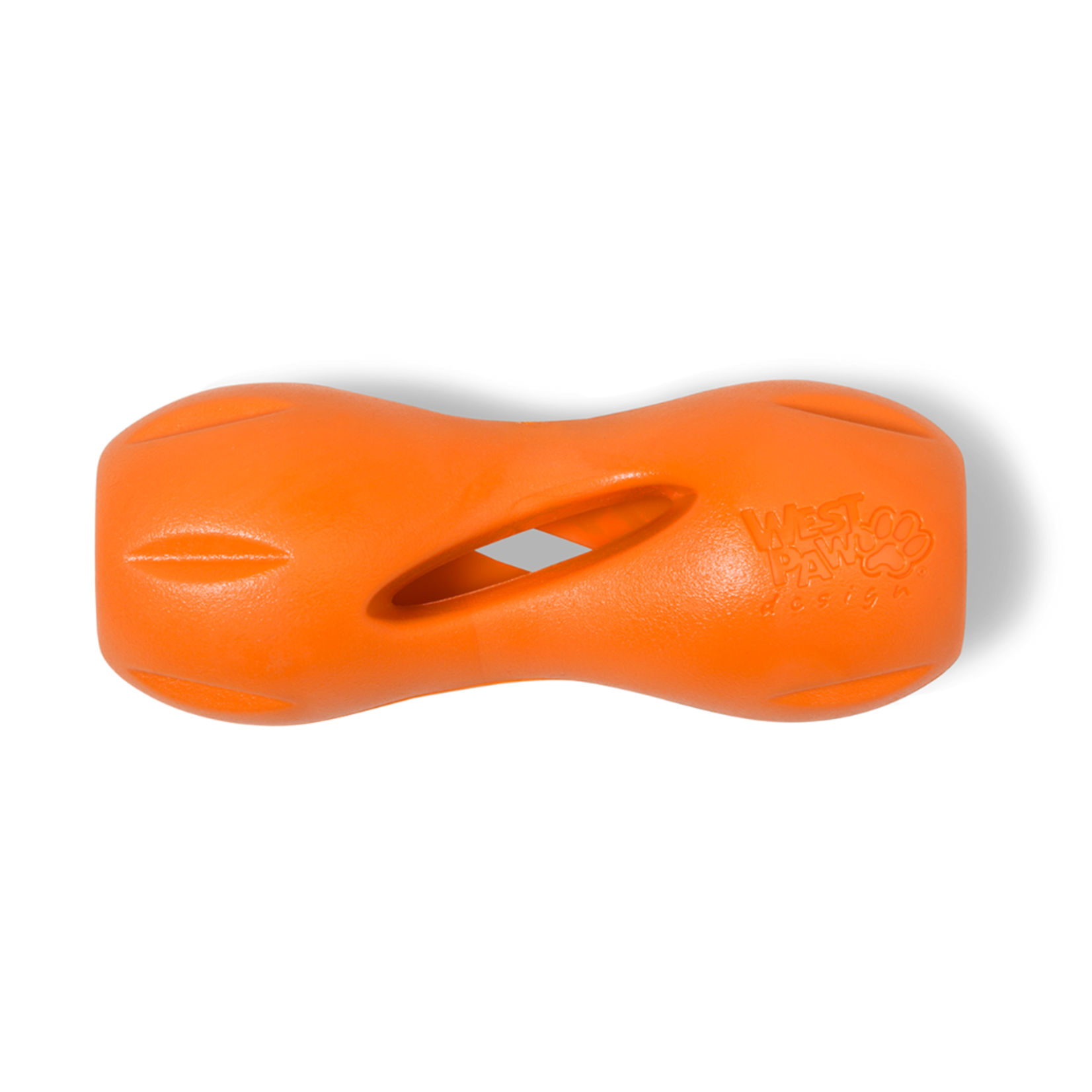 West Paw Qwizl Small 5.5" - orange dog toy