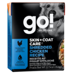 Go! Go! Dog Can  Skin + coat care shredded chicken recipe 354g