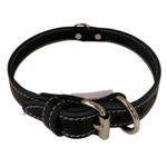 Leather Collar Black