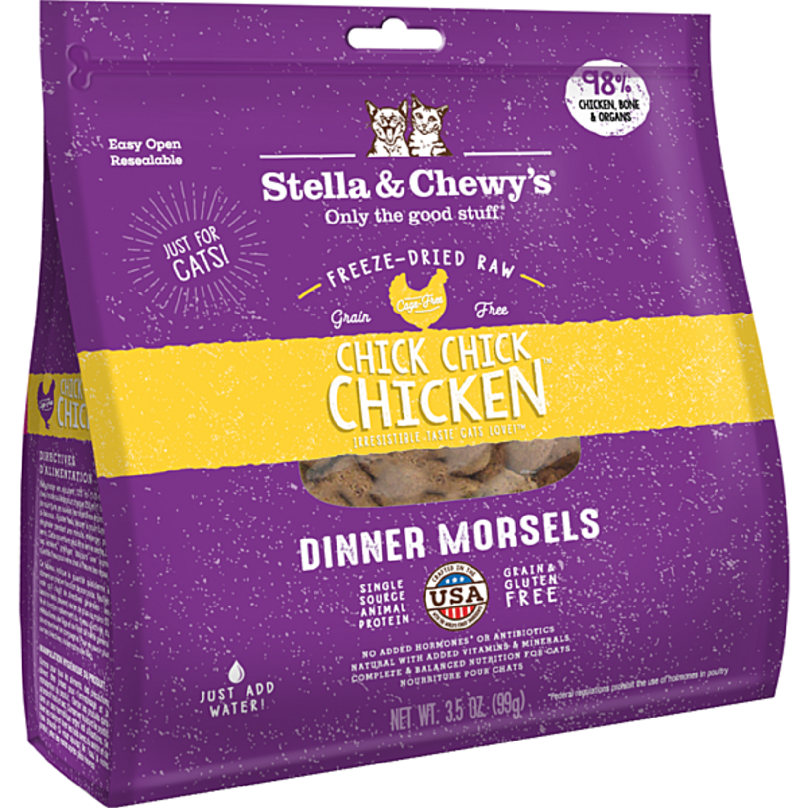 Stella & Chewy's Stella & Chewy's freeze dried dinner morsels Chick Chick Chicken 3.5 oz ( cats )