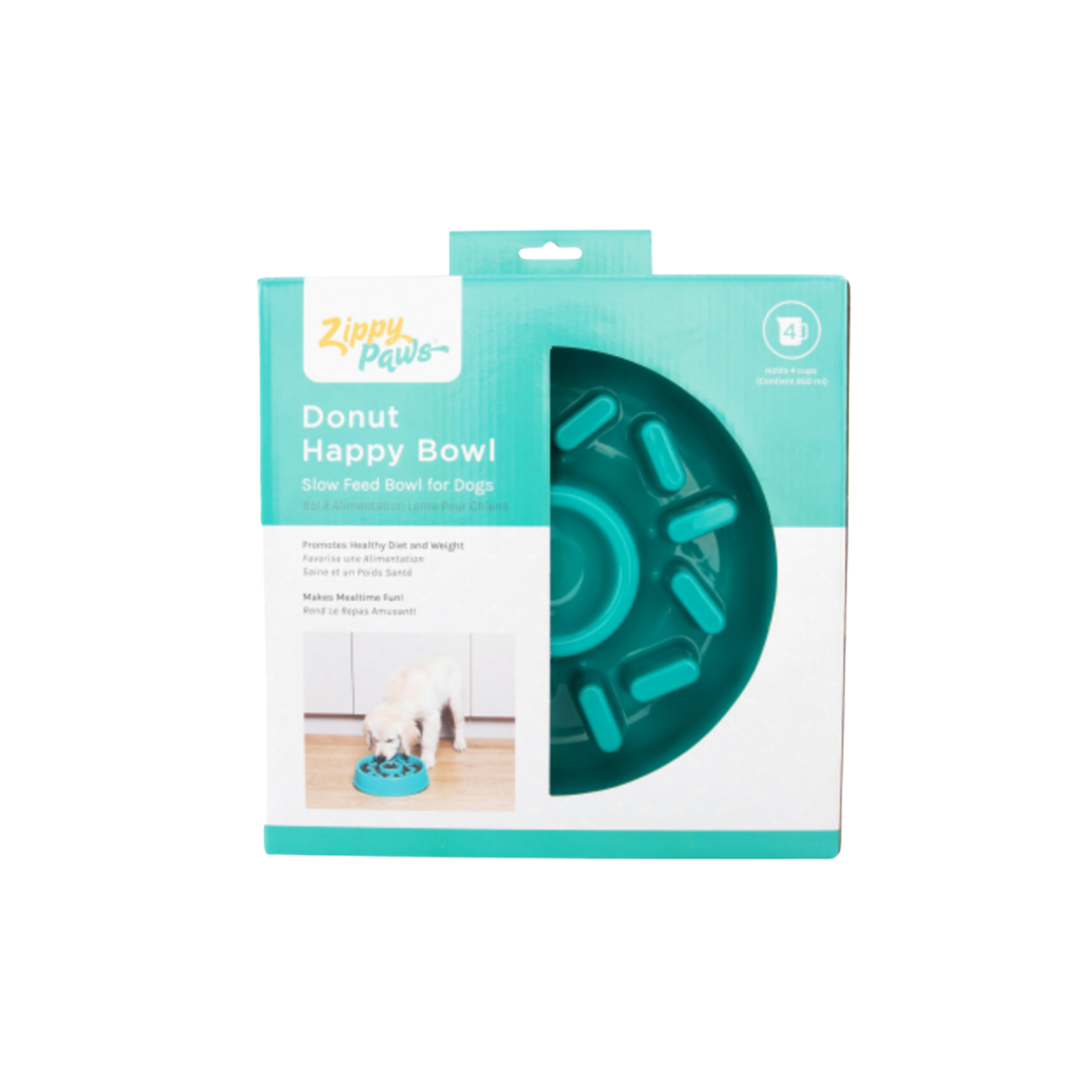 Zippy paws Zippy Paws Happy Bowl Slow Feeder Donut