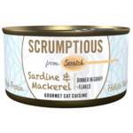 Scrumptious Scrumptious Cat Can Sardine & Mackerel 2.8oz