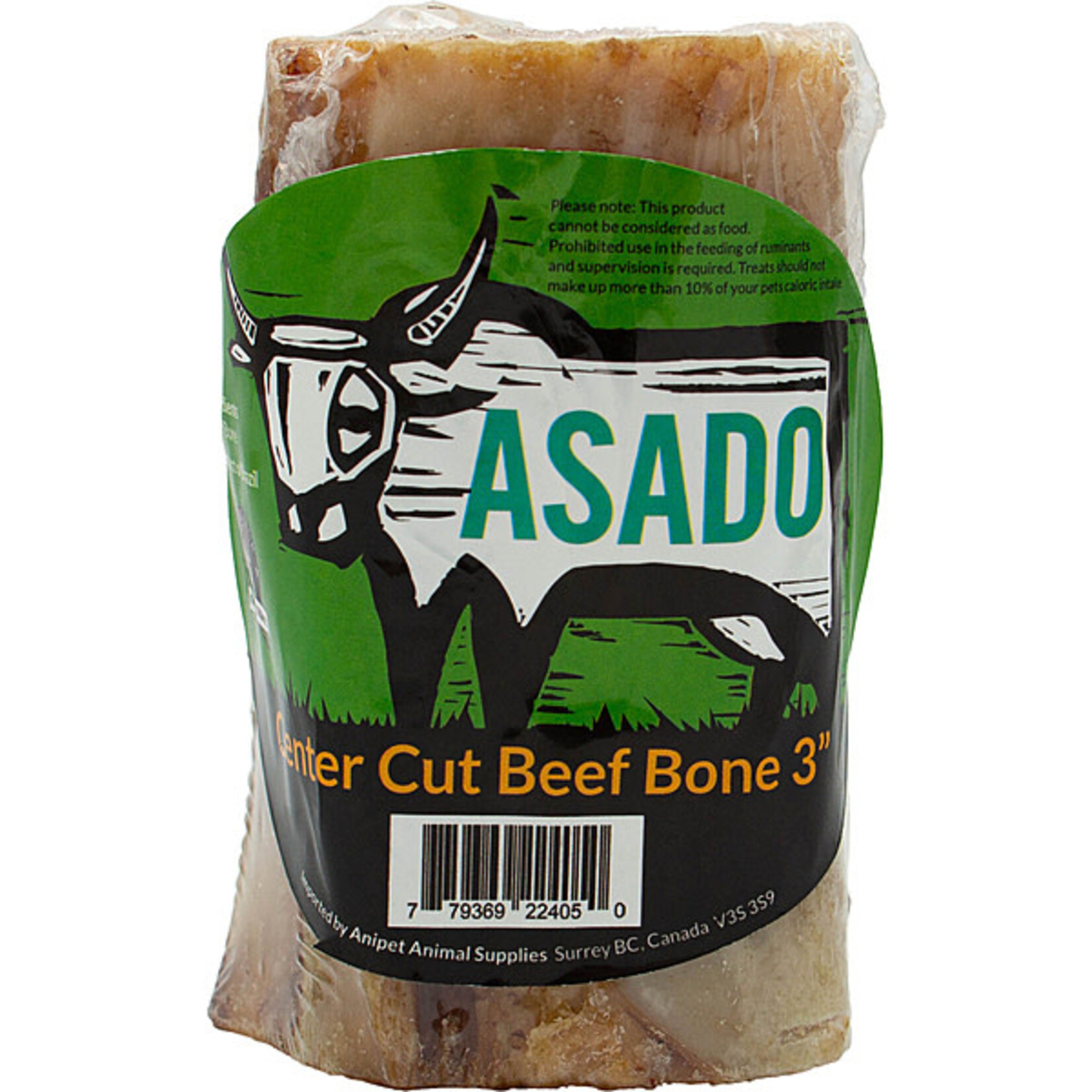 Asado Asado Center Cut beef bone  3in