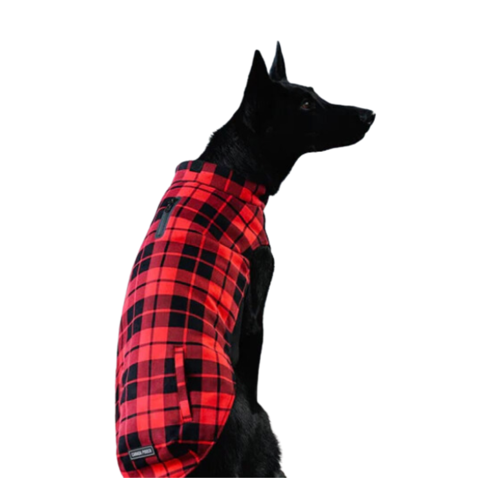 Canada Pooch Thermal Tech Sweater Red Plaid - Pet Station