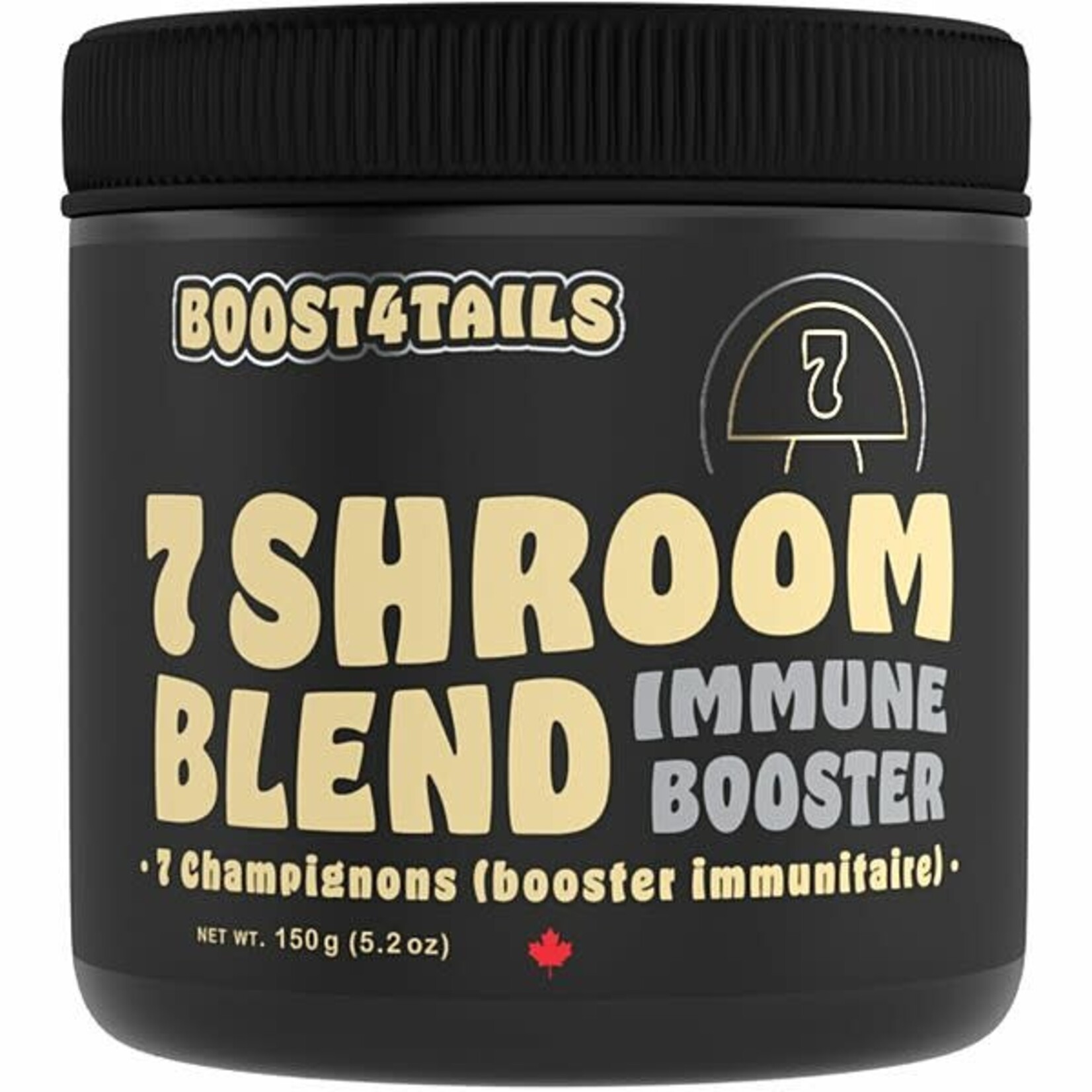 Boost 4 Tails Hemp 4 Tails 7 Mushroom Blend Immune Booster dog & cat  150gm