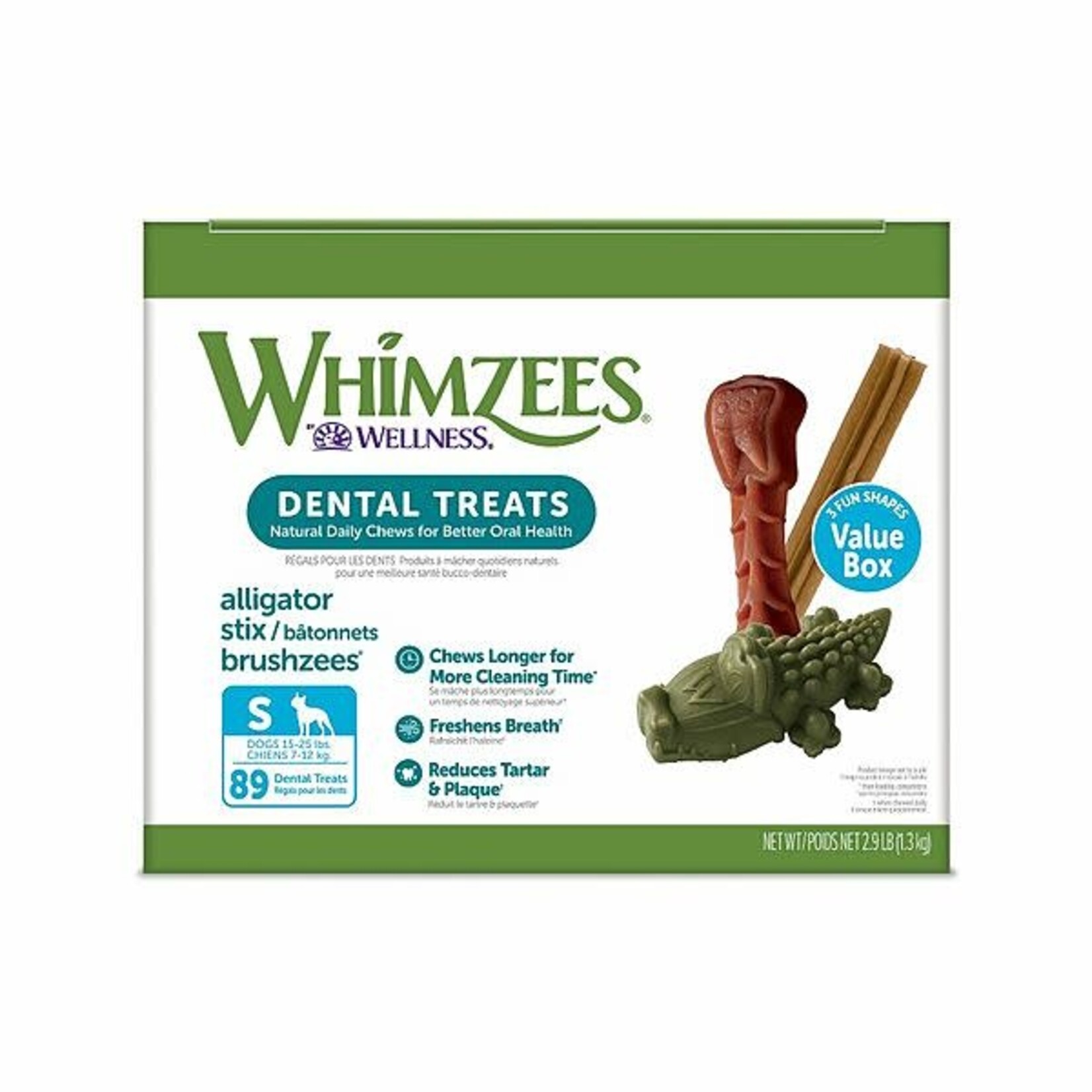Whimzees Assorted Value Box Small  89pk