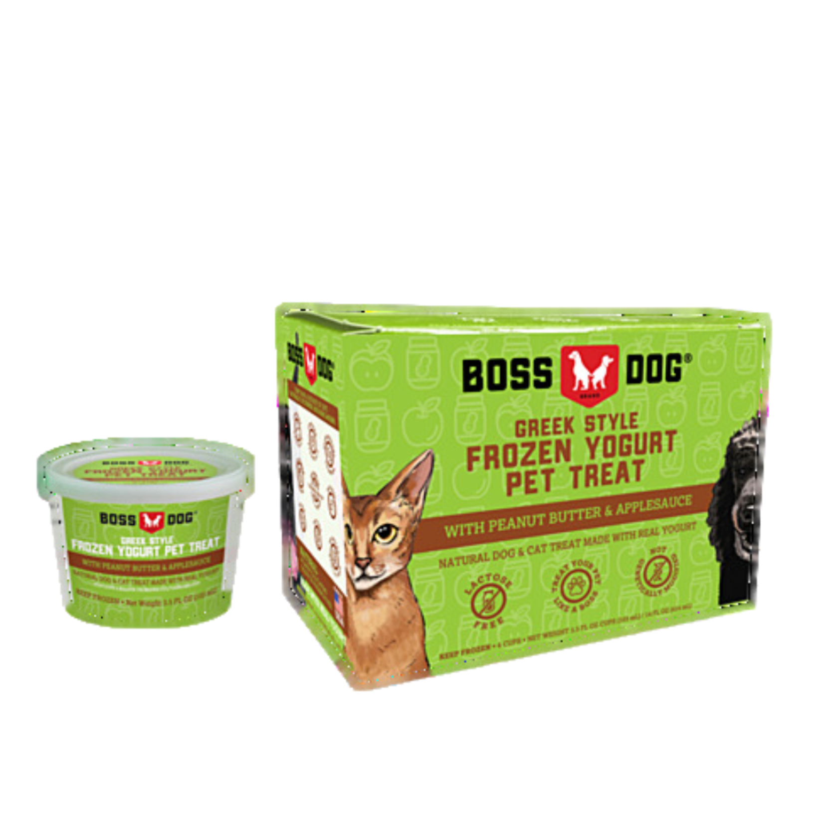 Boss Dog Frozen Yogurt Peanut Butter & Applesauce