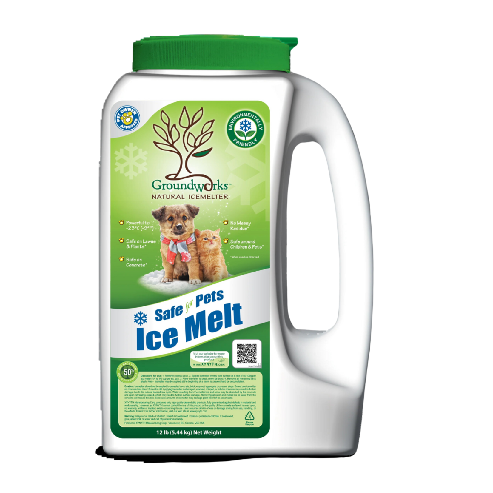 Ground Works Natural Ice melter  12lb  Jug