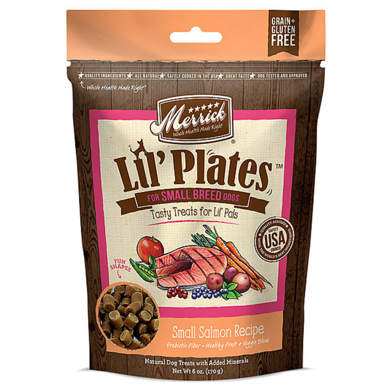 Merrick Merrick Lil Plates Small Salmon 5oz
