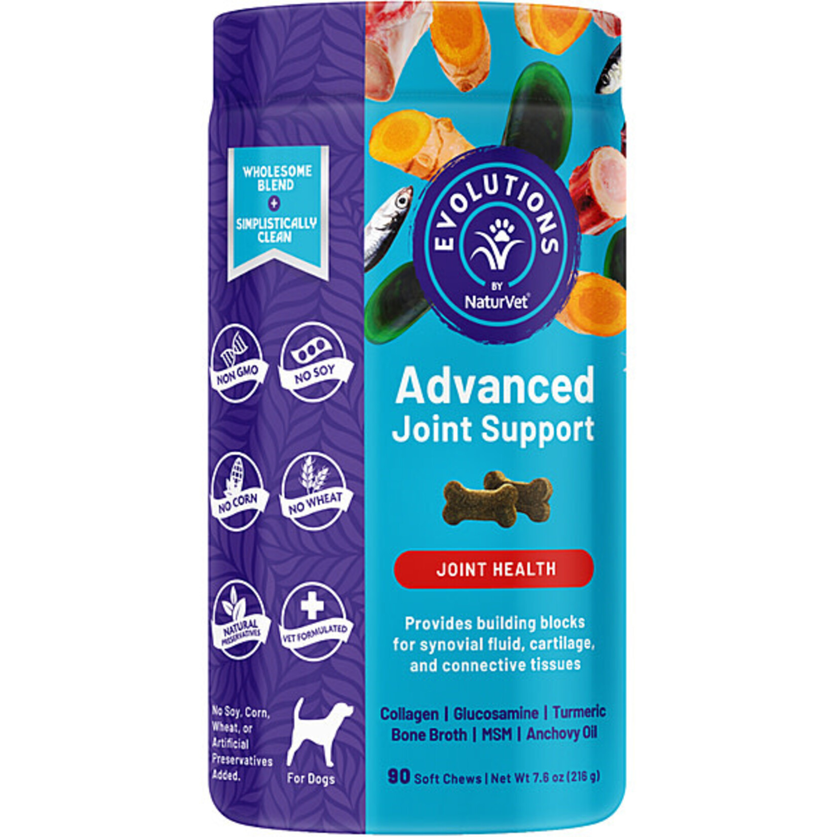 NaturVet Advanced Joint Support 90 soft chews