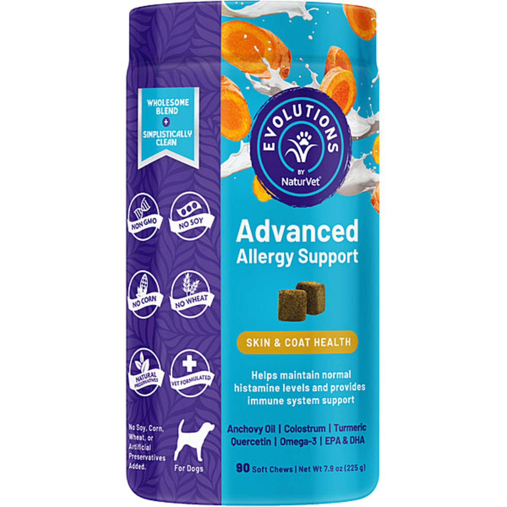 NaturVet Advanced Allergy Support 90 soft chews