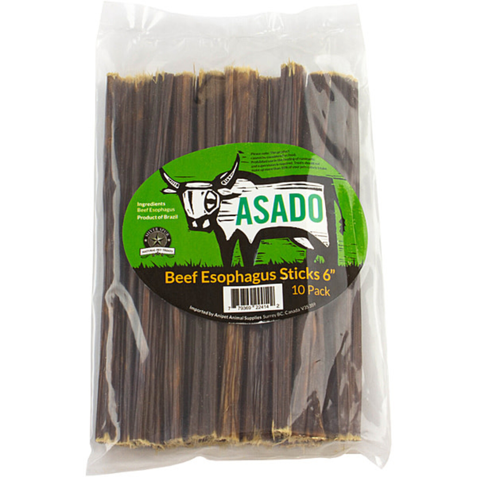 Asado Asado Beef Chomper Sticks 6' 10pack