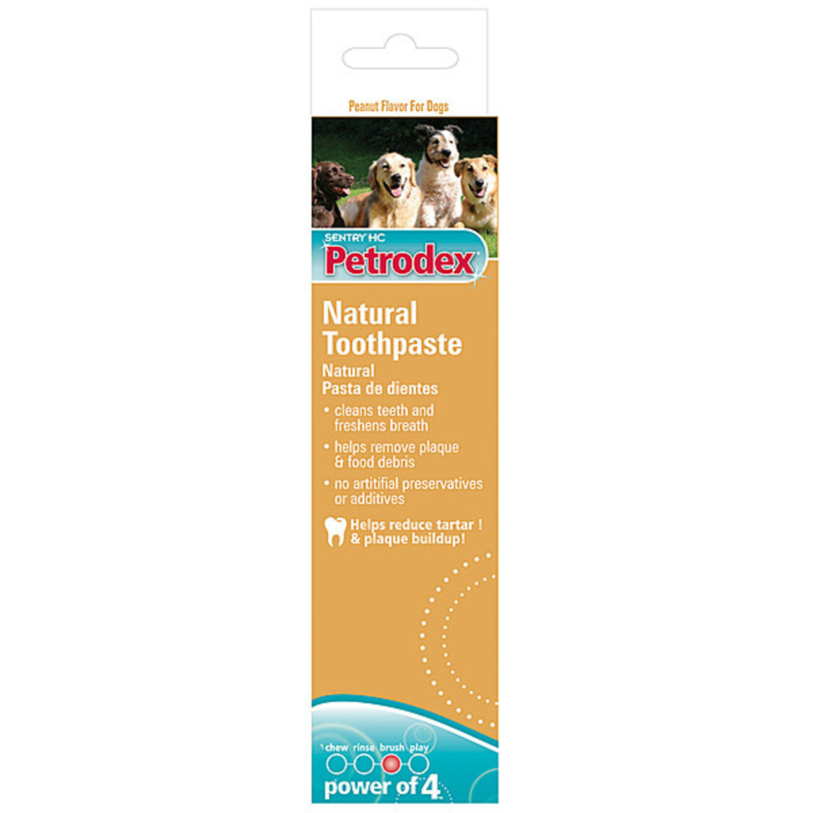 Sentry Petrodex Petrodex Natural Peanut Butter Flavor dog Toothpaste