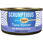 Scrumptious Scrumptious Cat Can Tuna & White fish in Gravy  2.8oz