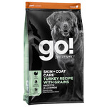 Go! Go dog skin & coat Turkey Recipe W Grains  25lb