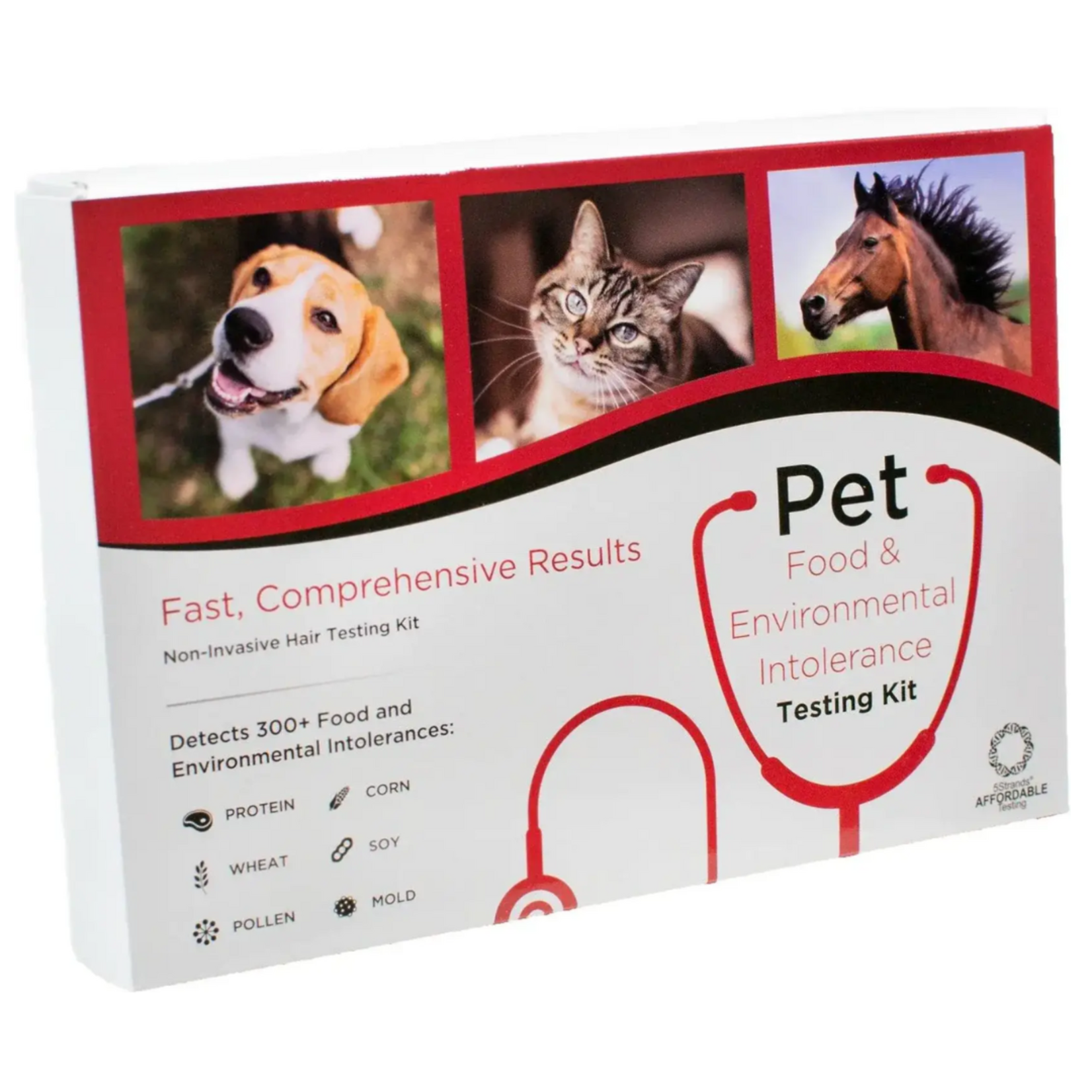 Complete pet allergy test kit