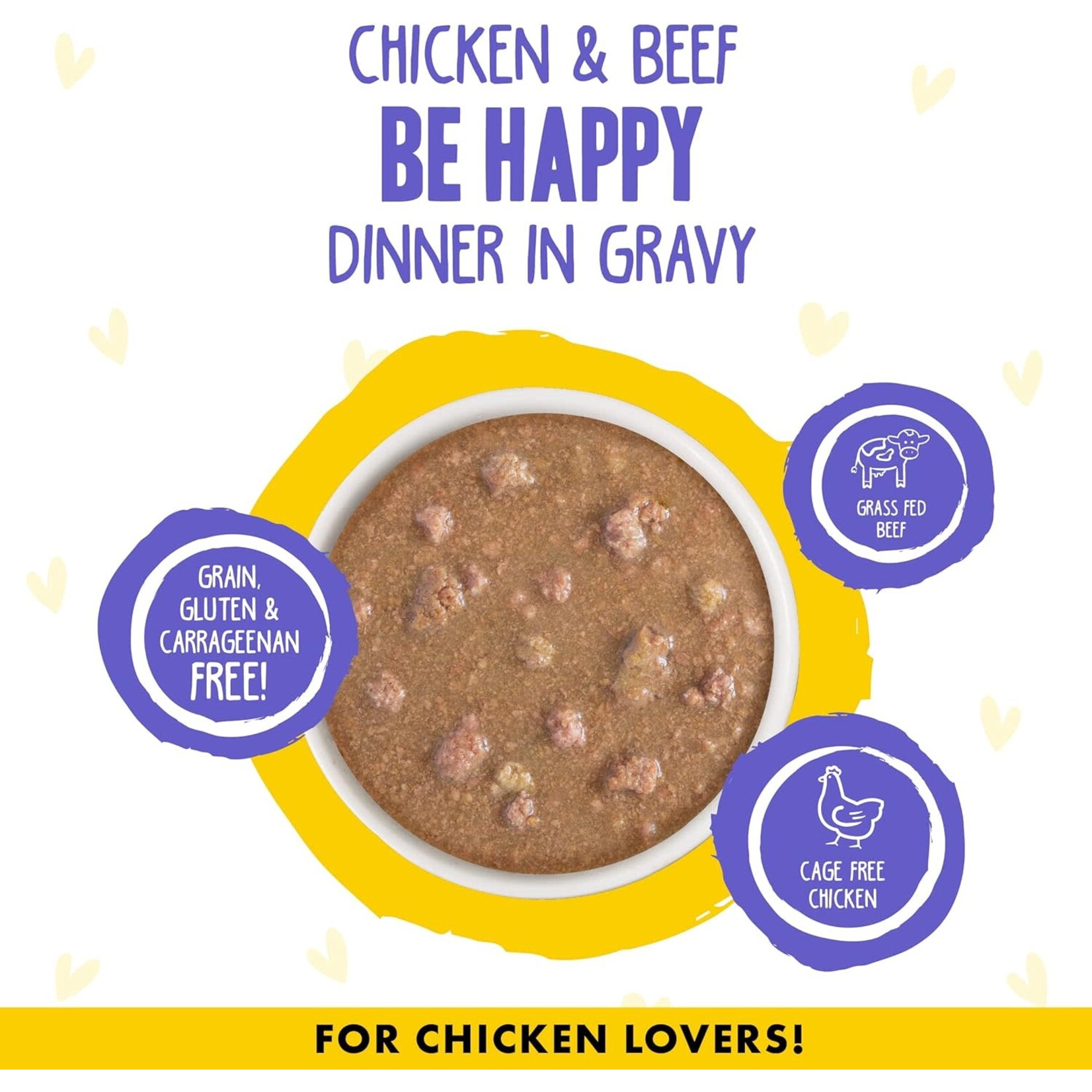 Weruva Weruva Best Feline Friend Chicken & Beef in Gravy  8x5.5