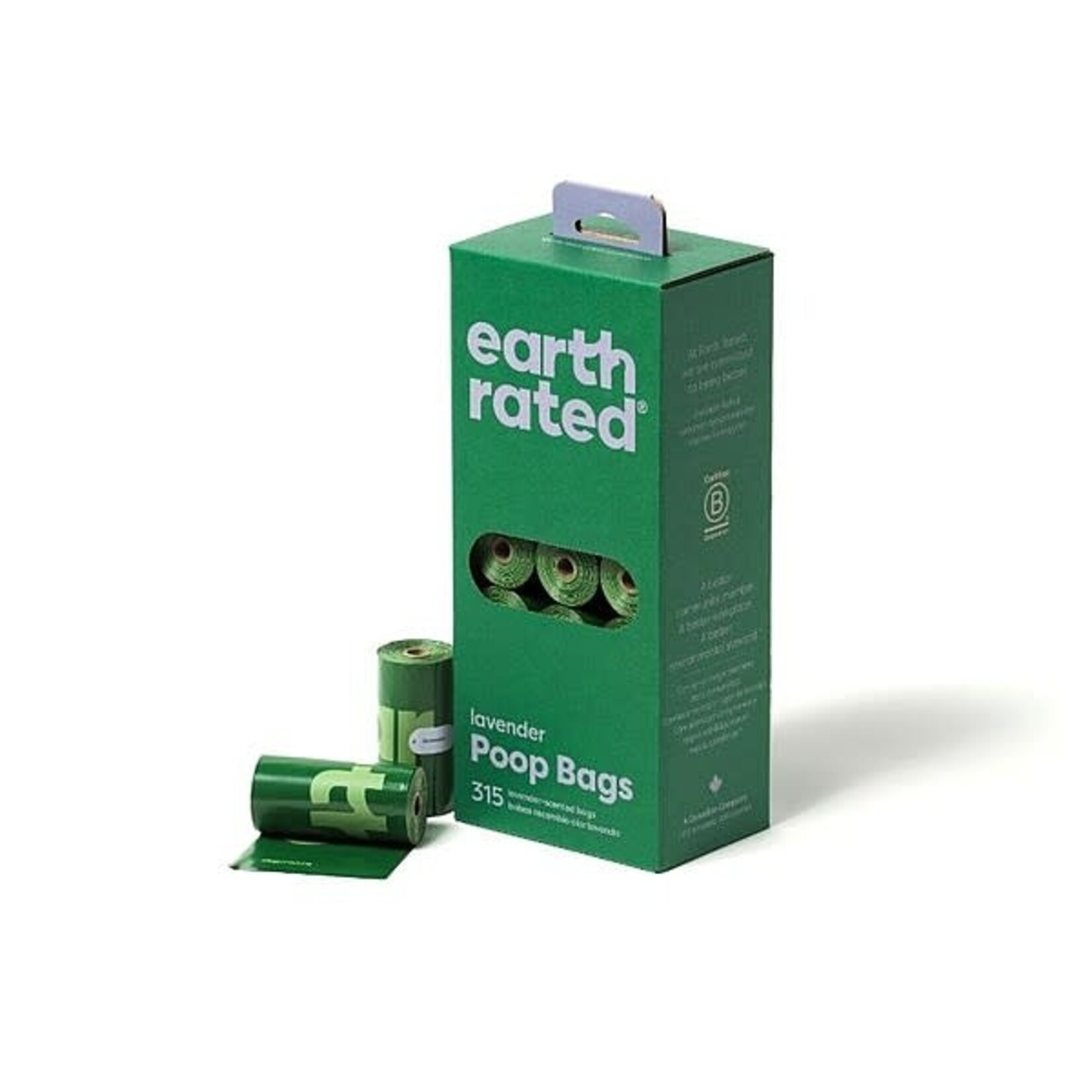Earth Rated Lavender Poop Bags, 21 Refill Rolls, 315 bags