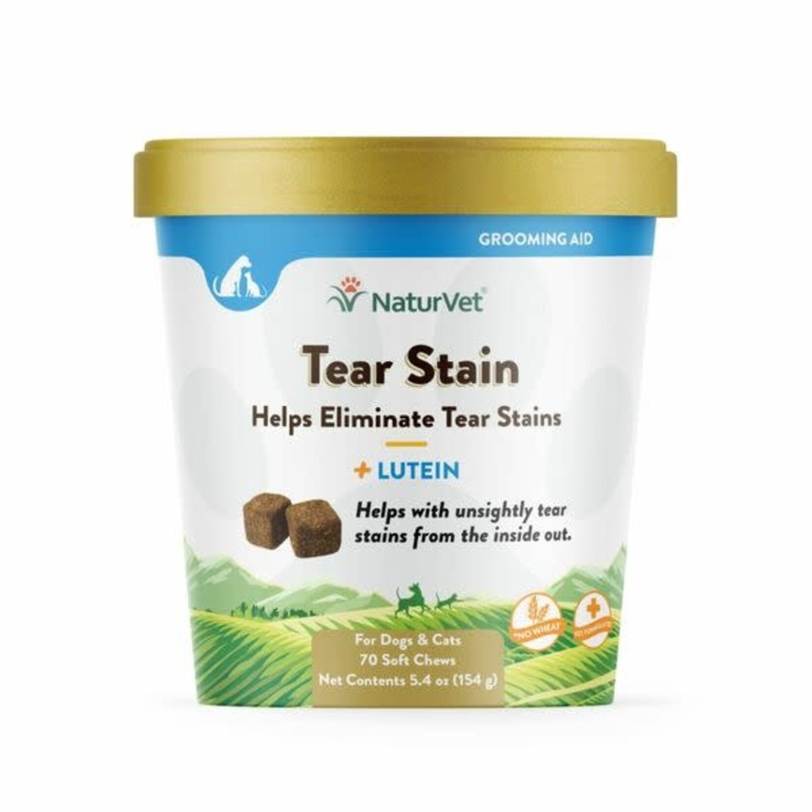 NaturVet Tear stain W Lutein 90ct soft chew