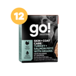 go! solutions Go! Dog Can Skin +coat care turkey & salmon pate Case