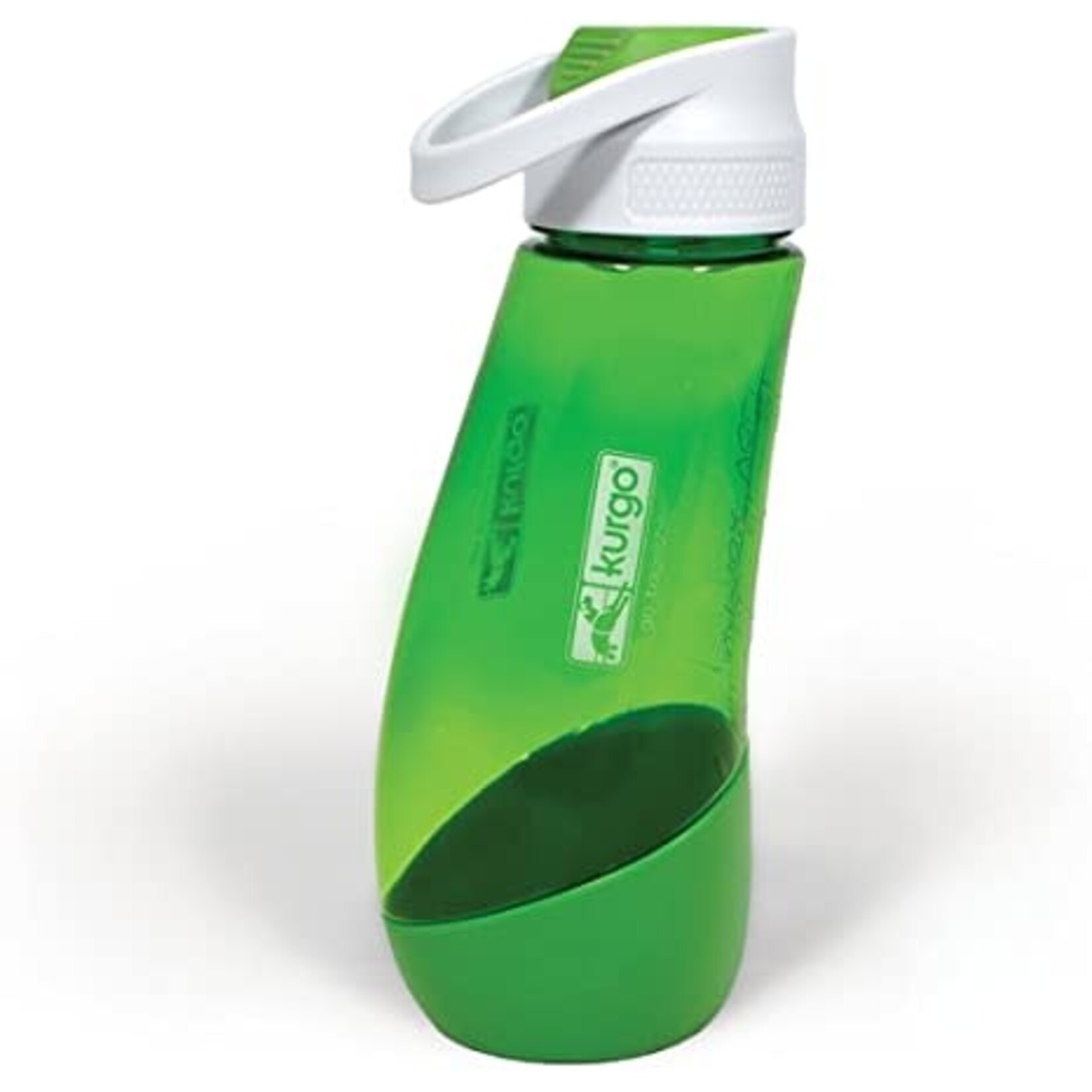 Kurgo Water Bottle & Bowl Green